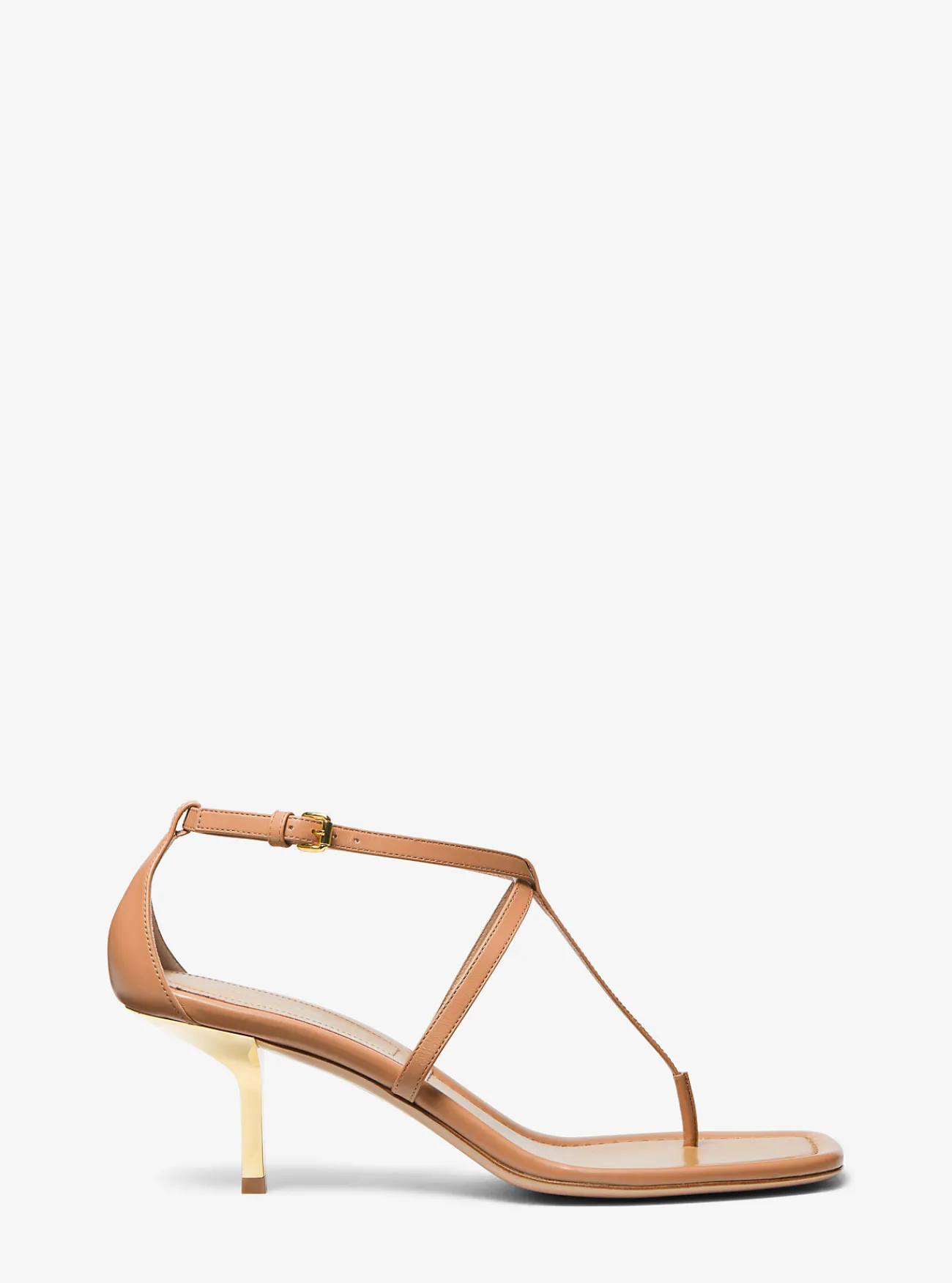 Michael Kors Sandaal Anna van leer GEBRUIND Hot