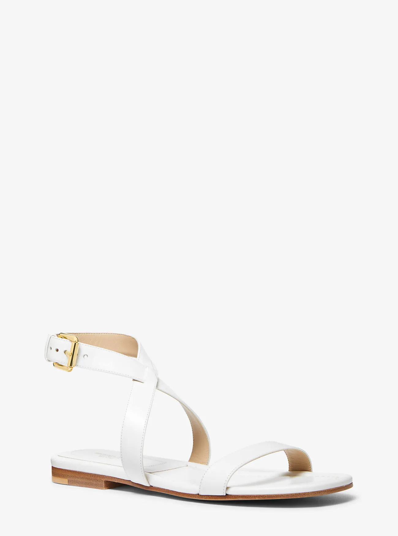 Michael Kors Sandaal Bridgette van leer OPTISCHWIT Online