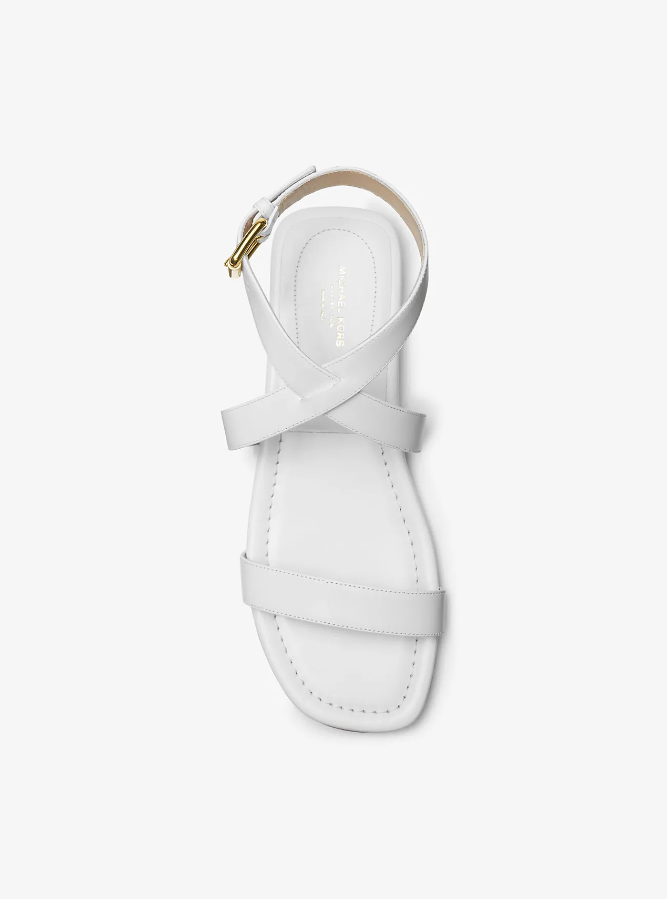 Michael Kors Sandaal Bridgette van leer OPTISCHWIT Online