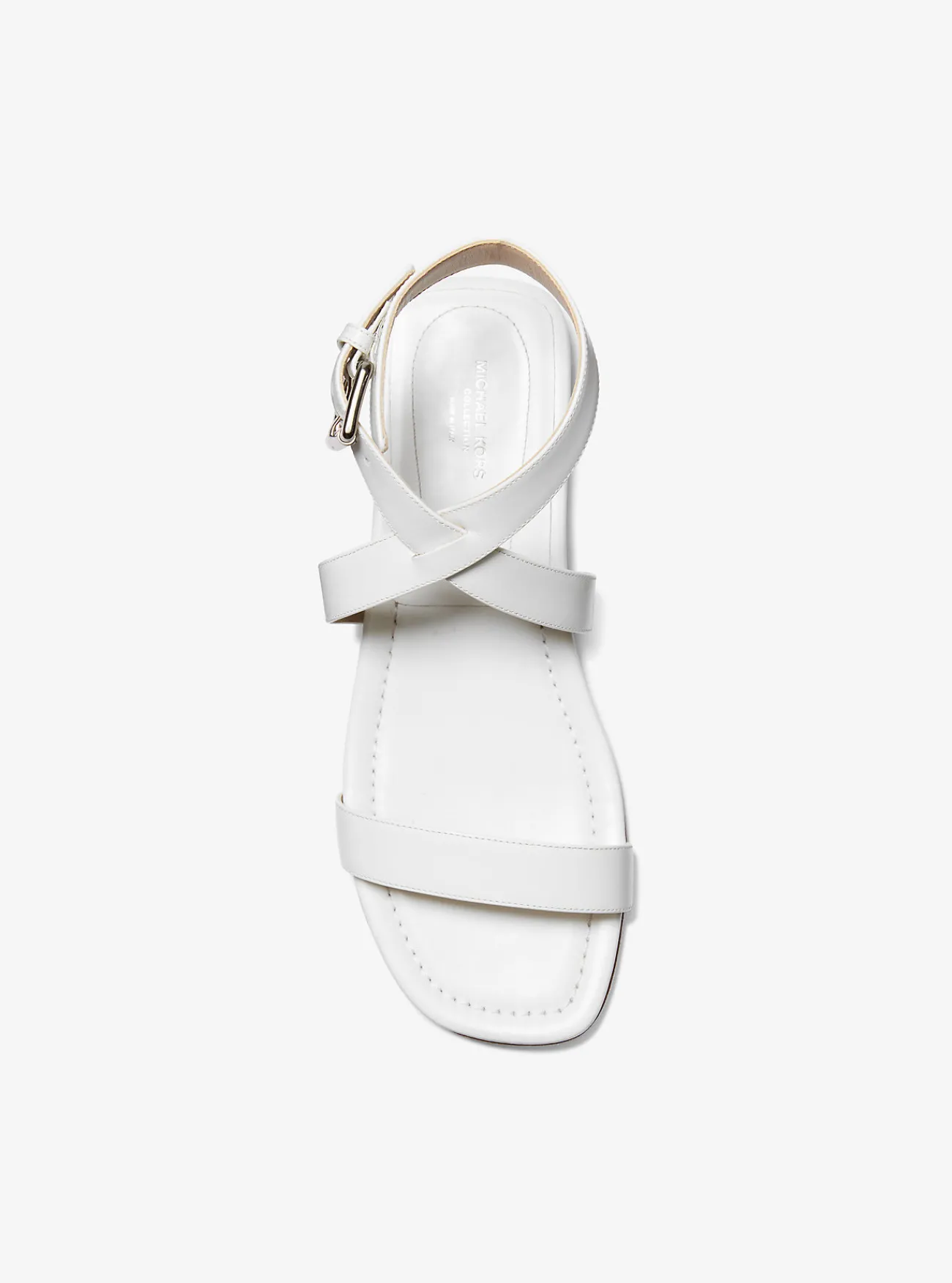 Michael Kors Sandaal Bridgette van leer OPTISCHWIT Discount