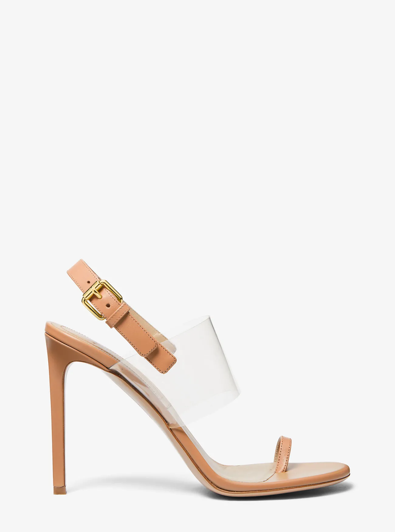Michael Kors Sandaal Catherine van leer en vinyl GEBRUIND Best