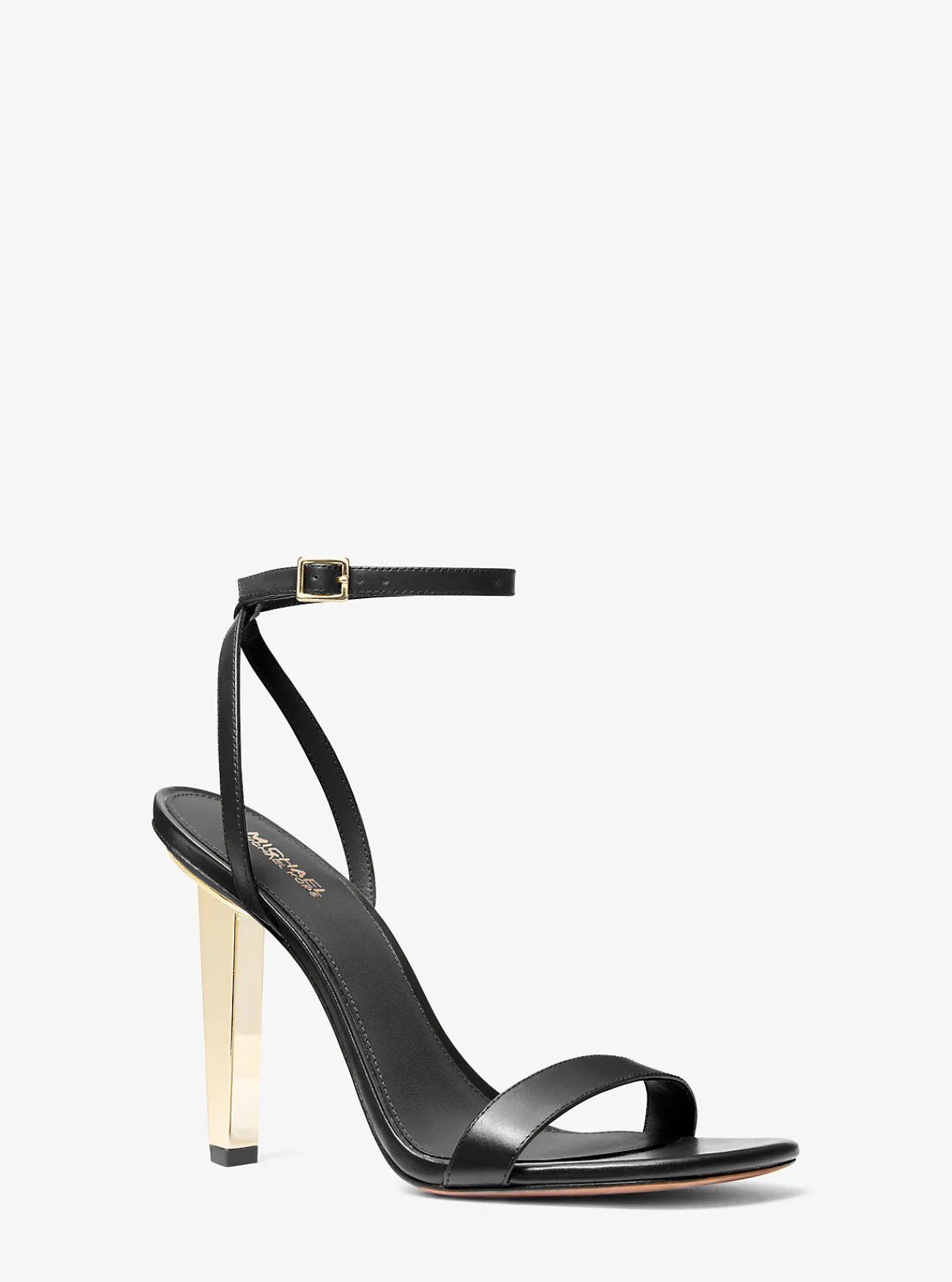 Michael Kors Sandaal Halle van leer ZWART Discount