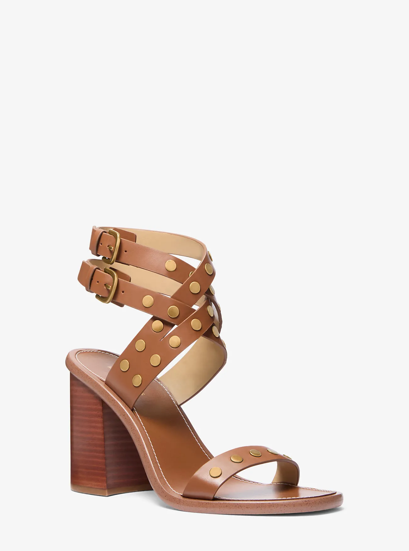 Michael Kors Sandaal Irene van leer met studs LUGGAGE Clearance