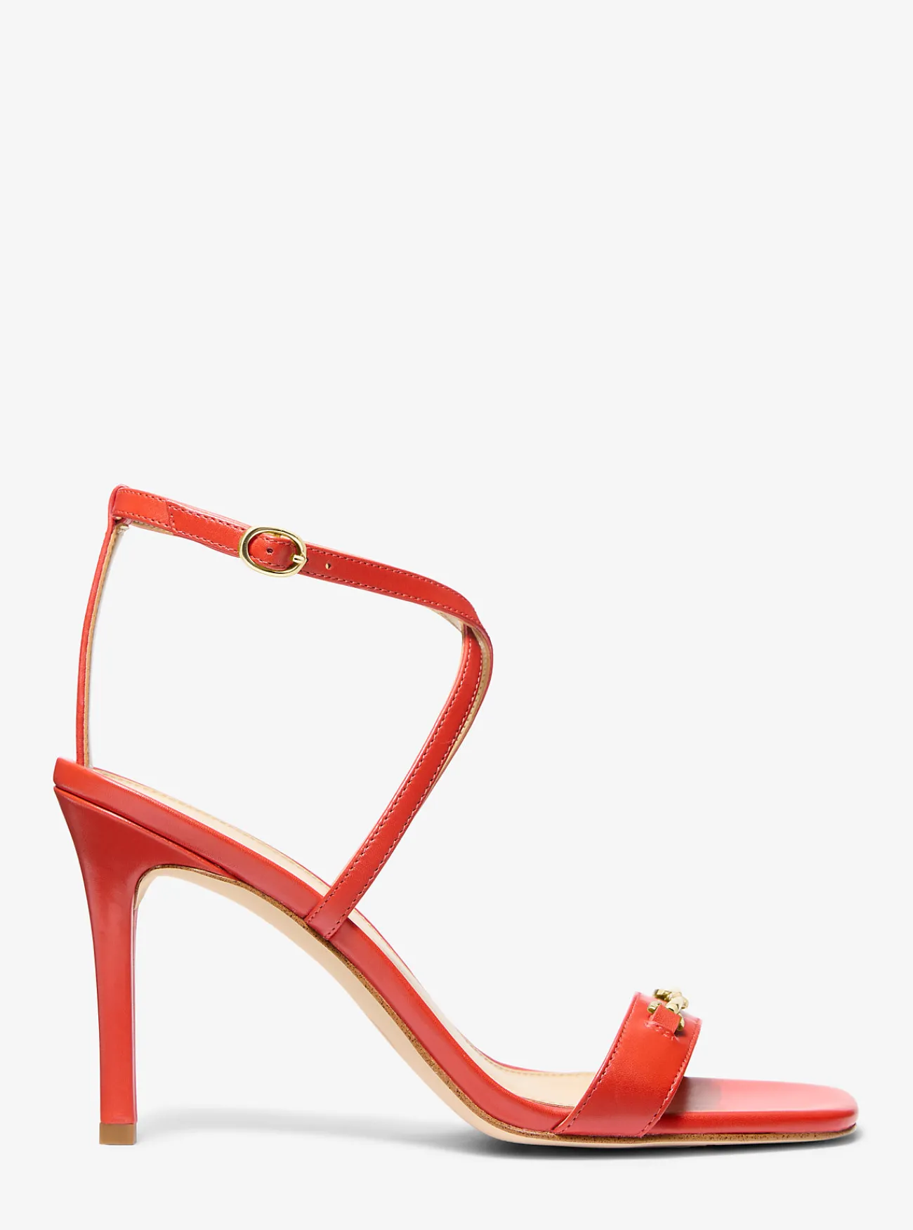 Michael Kors Sandaal Lena van leer GEBRANDSIENNA Hot