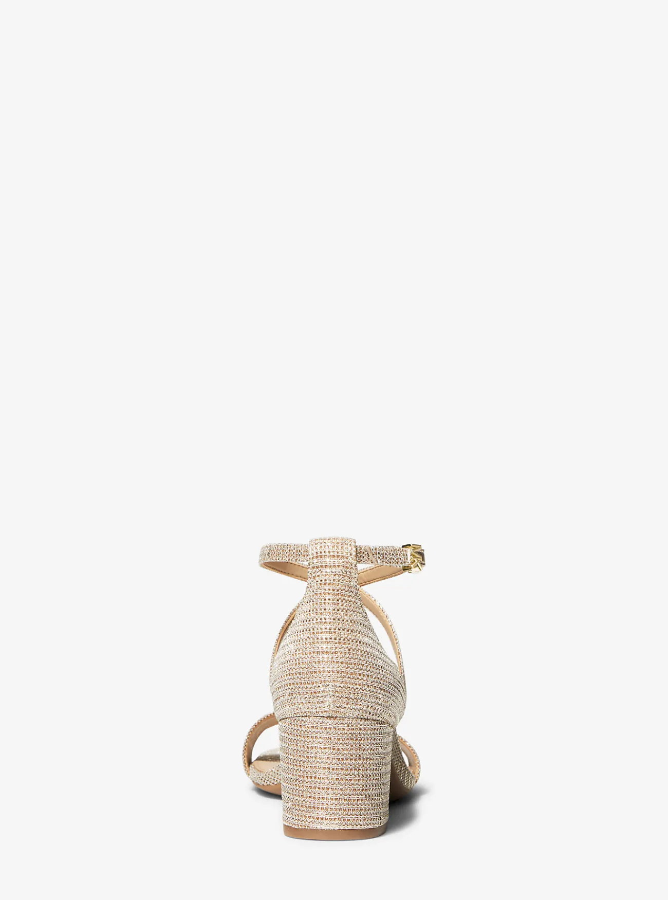 Michael Kors Sandaal Serena Flex van glittermesh LICHTGOUD New