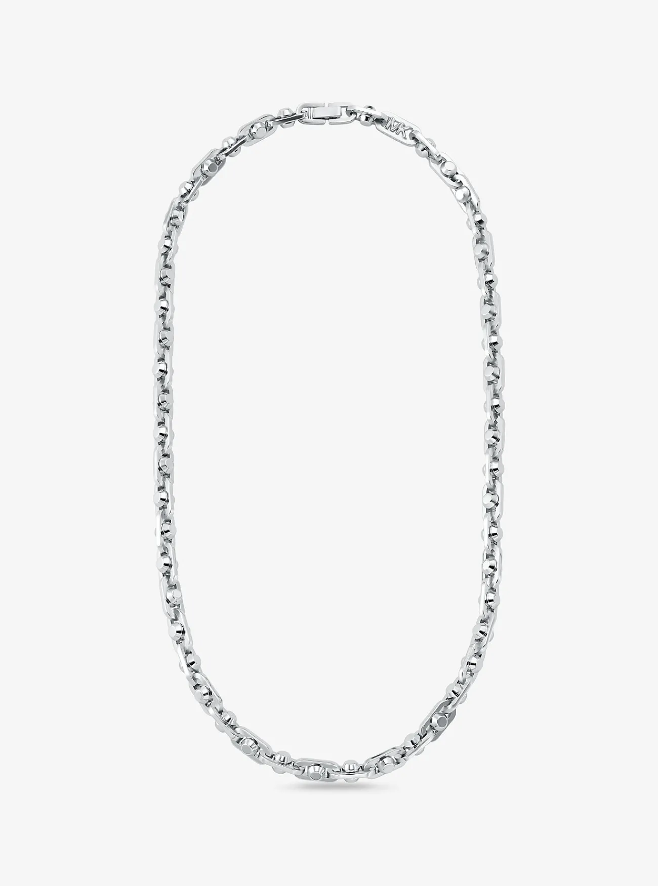 Michael Kors Schakelketting Astor van messing met een plating met edelmetaal, middelgroot ZILVER New