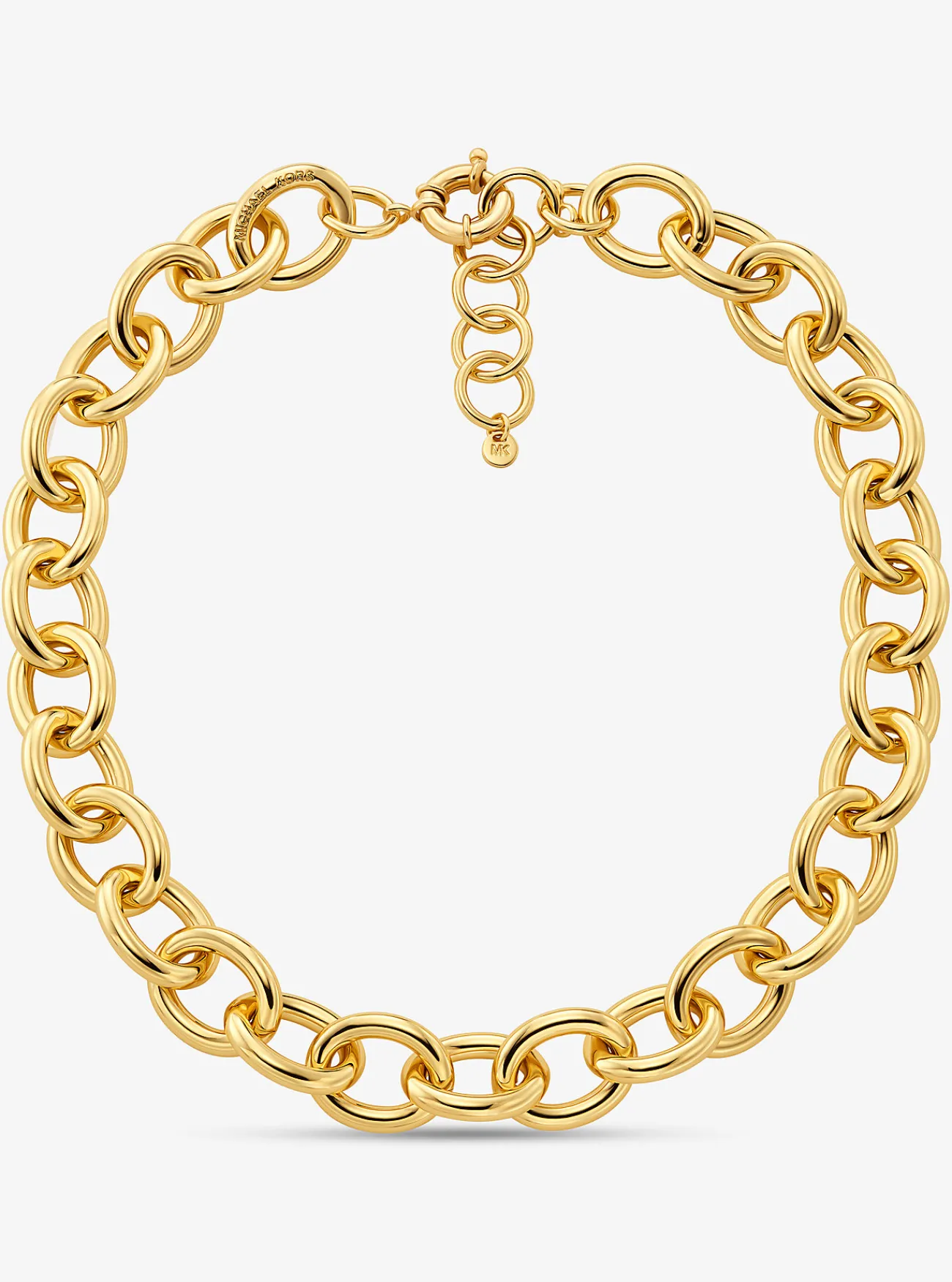 Michael Kors Schakelketting van messing met plating met edelmetaal, groot GOUD Best