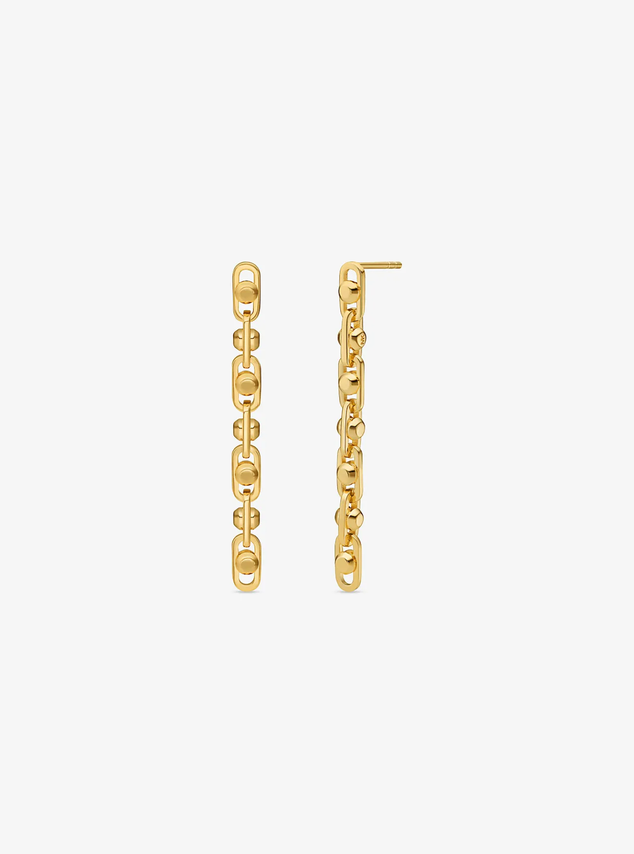 Michael Kors Schakeloorhangers Astor van sterlingzilver met plating met edelmetaal GOUD Sale
