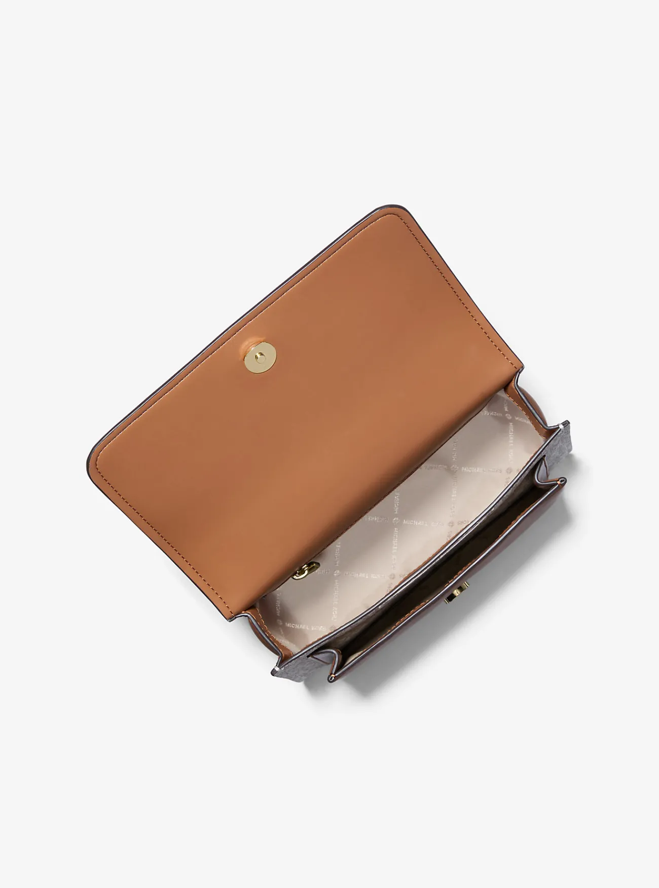 Michael Kors Schoudertas Claire met kenmerkend logo, groot Clearance