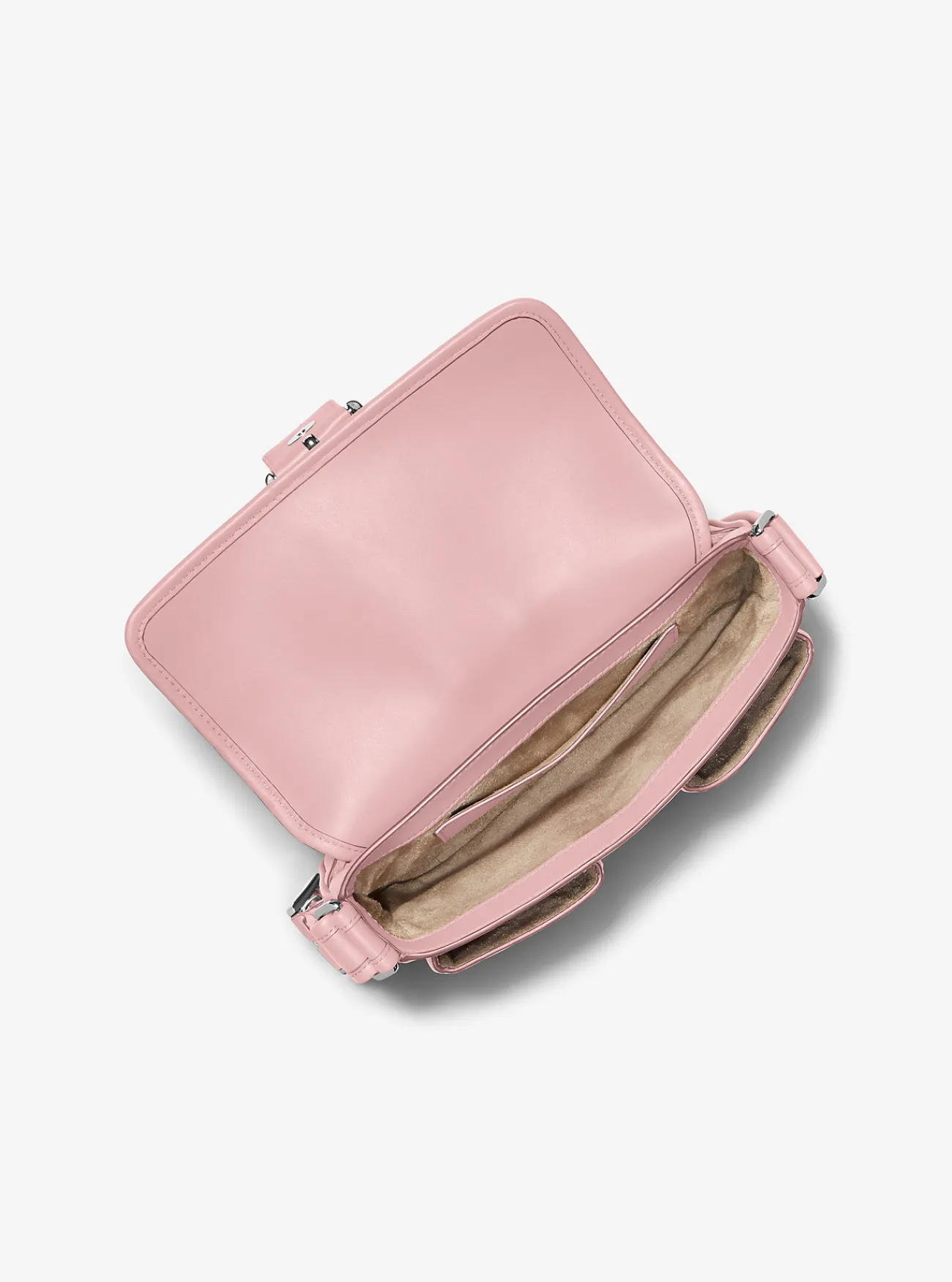 Michael Kors Schoudertas Colby van leer, middelgroot ZACHTROZE Online