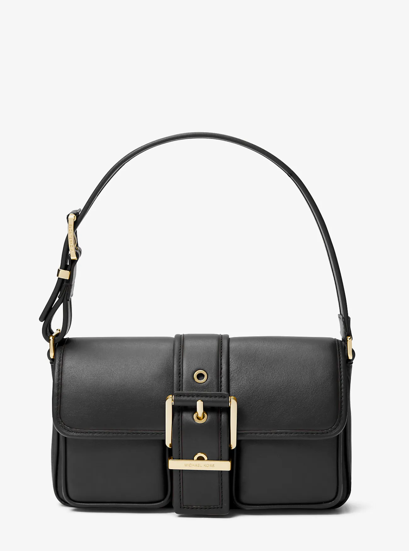 Michael Kors Schoudertas Colby van leer, middelgroot ZWART Fashion