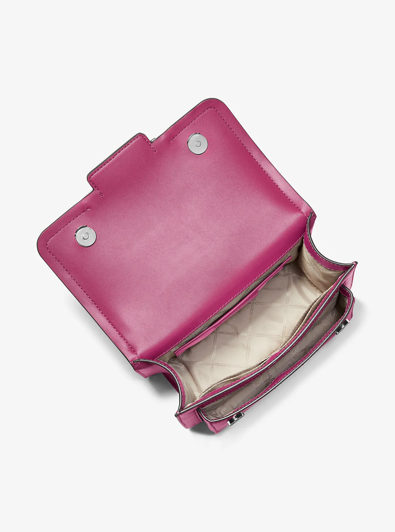 Michael Kors Schoudertas Heather van leer, groot Hot