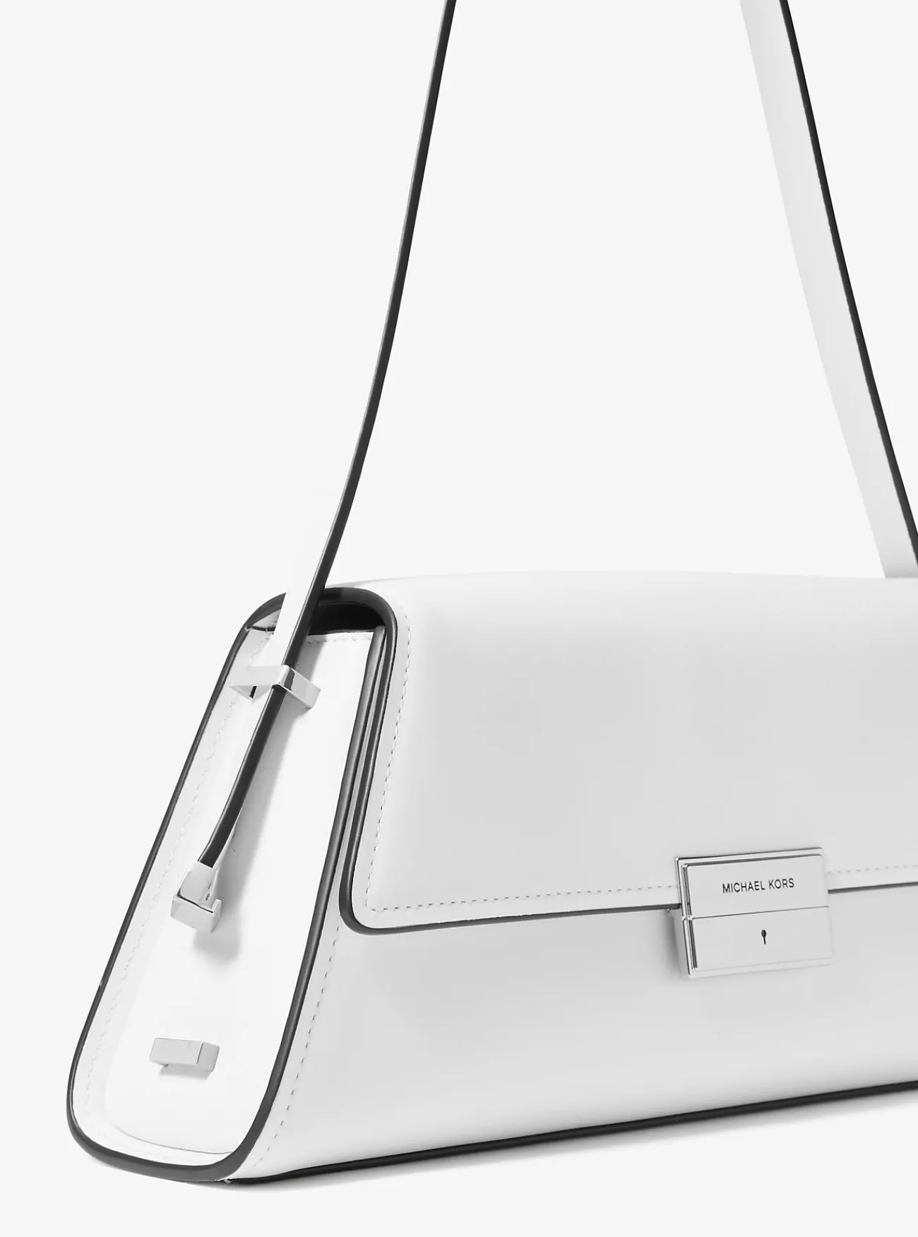 Michael Kors Schoudertas Ludlow van leer, middelgroot OPTISCHWIT Outlet