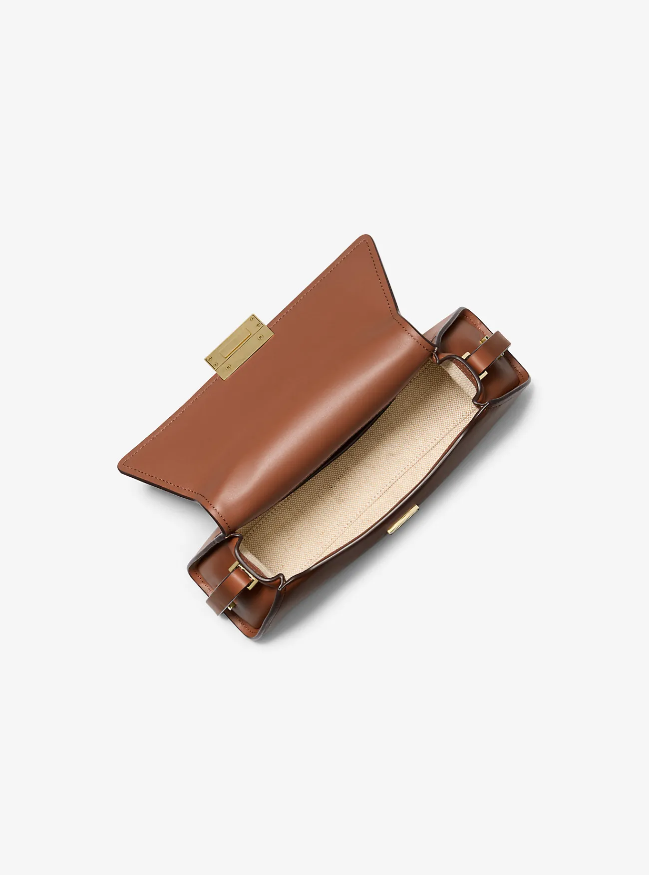 Michael Kors Schoudertas Ludlow van leer, middelgroot LUGGAGE Online