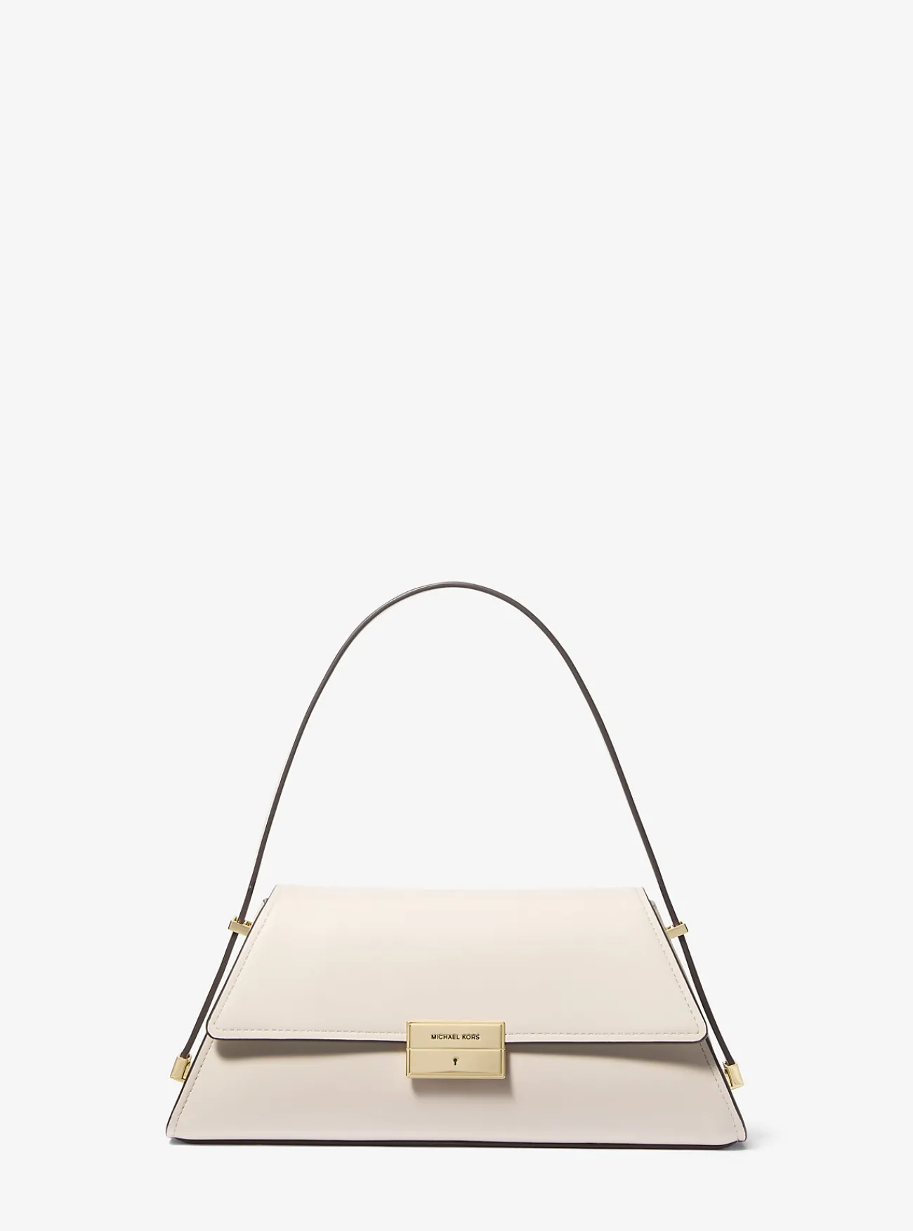 Michael Kors Schoudertas Ludlow van leer, middelgroot Clearance