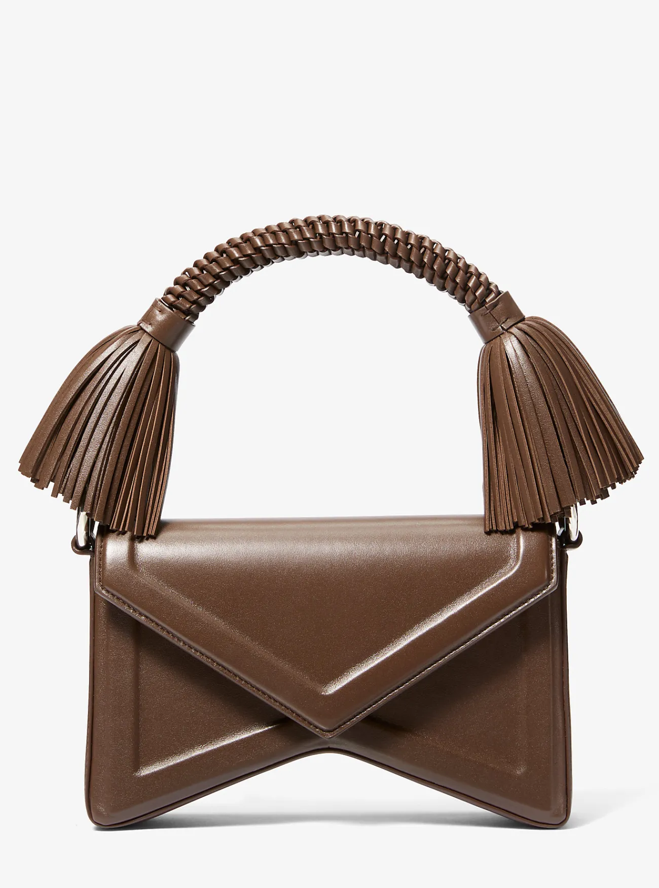 Michael Kors Schoudertas Manhatta van leer met kwasten JAVA Outlet