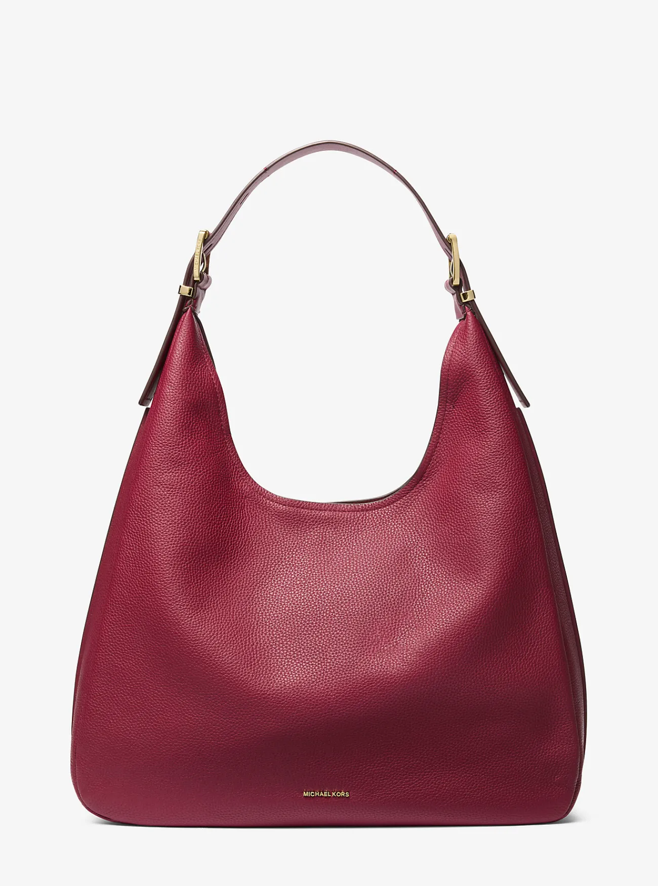 Michael Kors Schoudertas Nolita van getrommeld leer, groot hobomodel Fashion