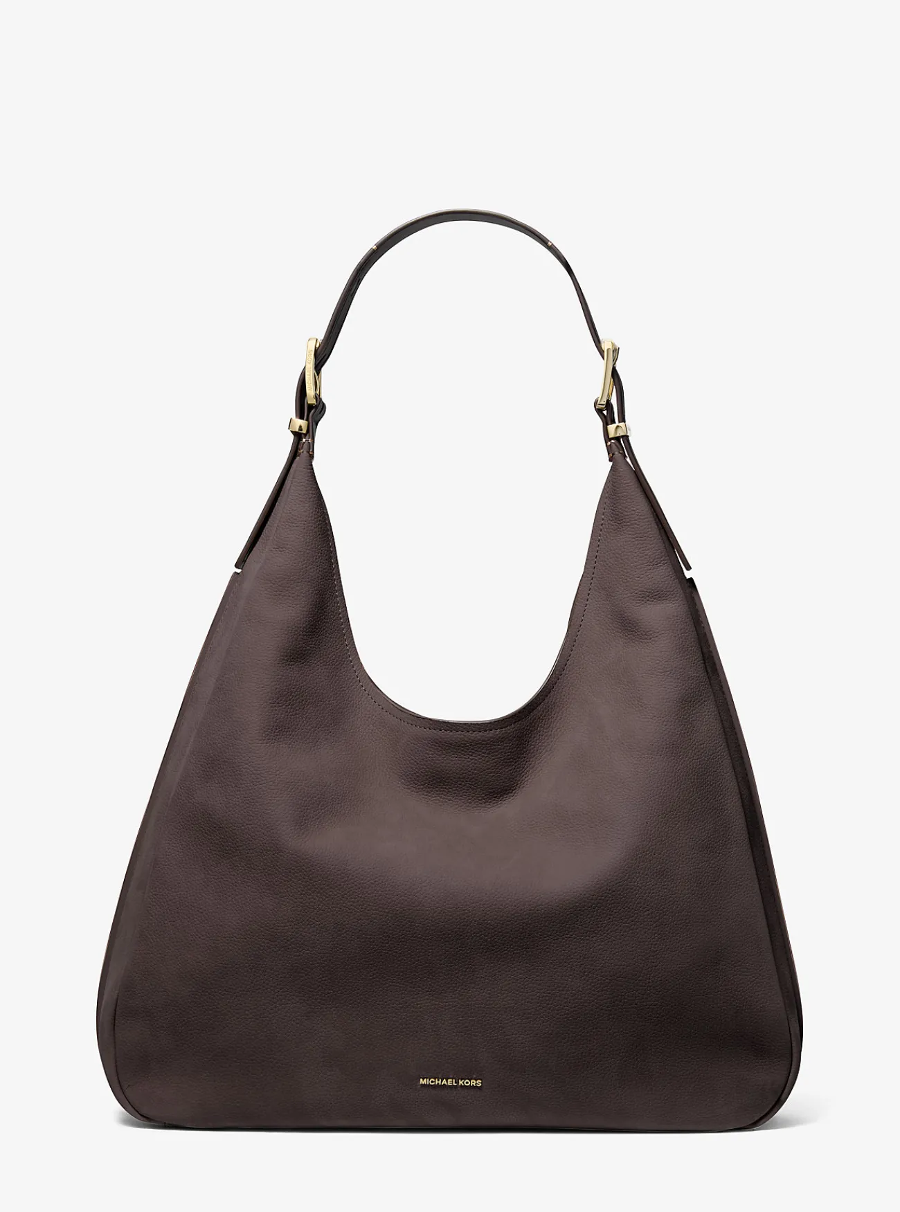 Michael Kors Schoudertas Nolita van nubuck, groot hobomodel CHOCOLADE Online