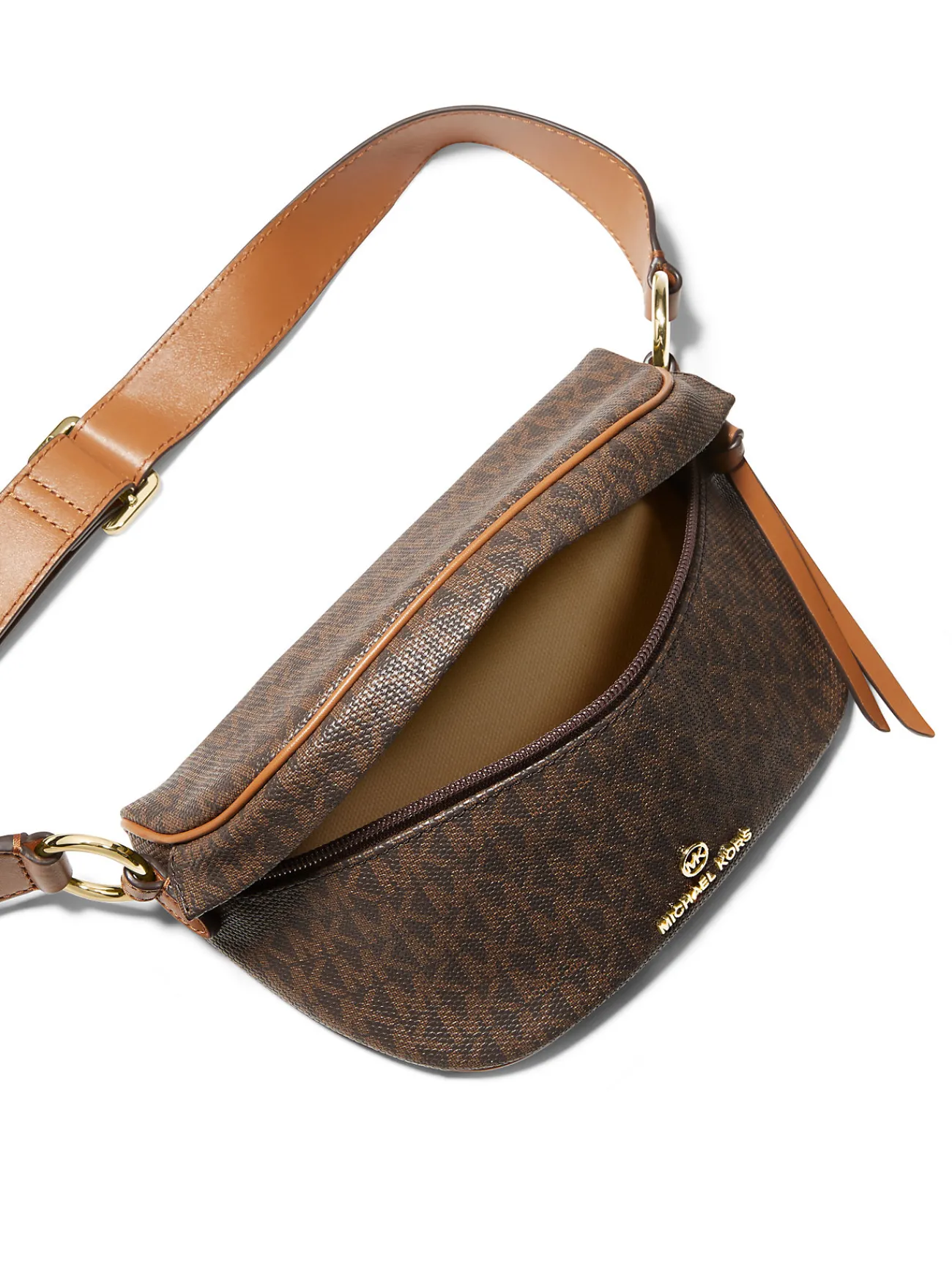 Michael Kors Schoudertas Slater met logo, extra klein Best