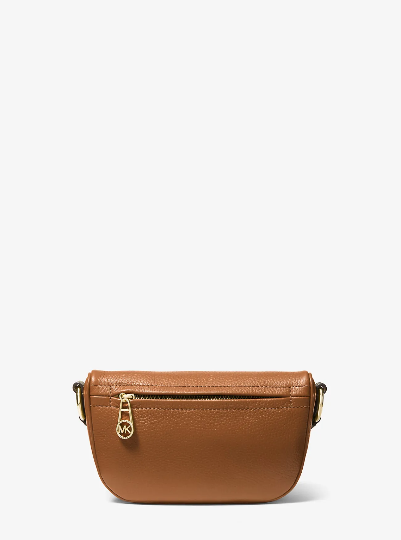 Michael Kors Schoudertas Slater van getrommeld leer, extra klein LUGGAGE Discount