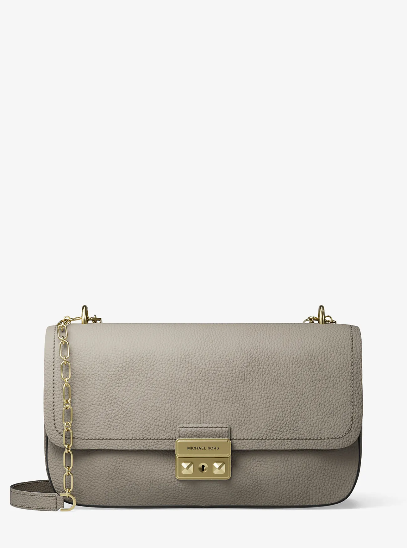 Michael Kors Schoudertas Tribeca van nubuckleer, groot BERK Online