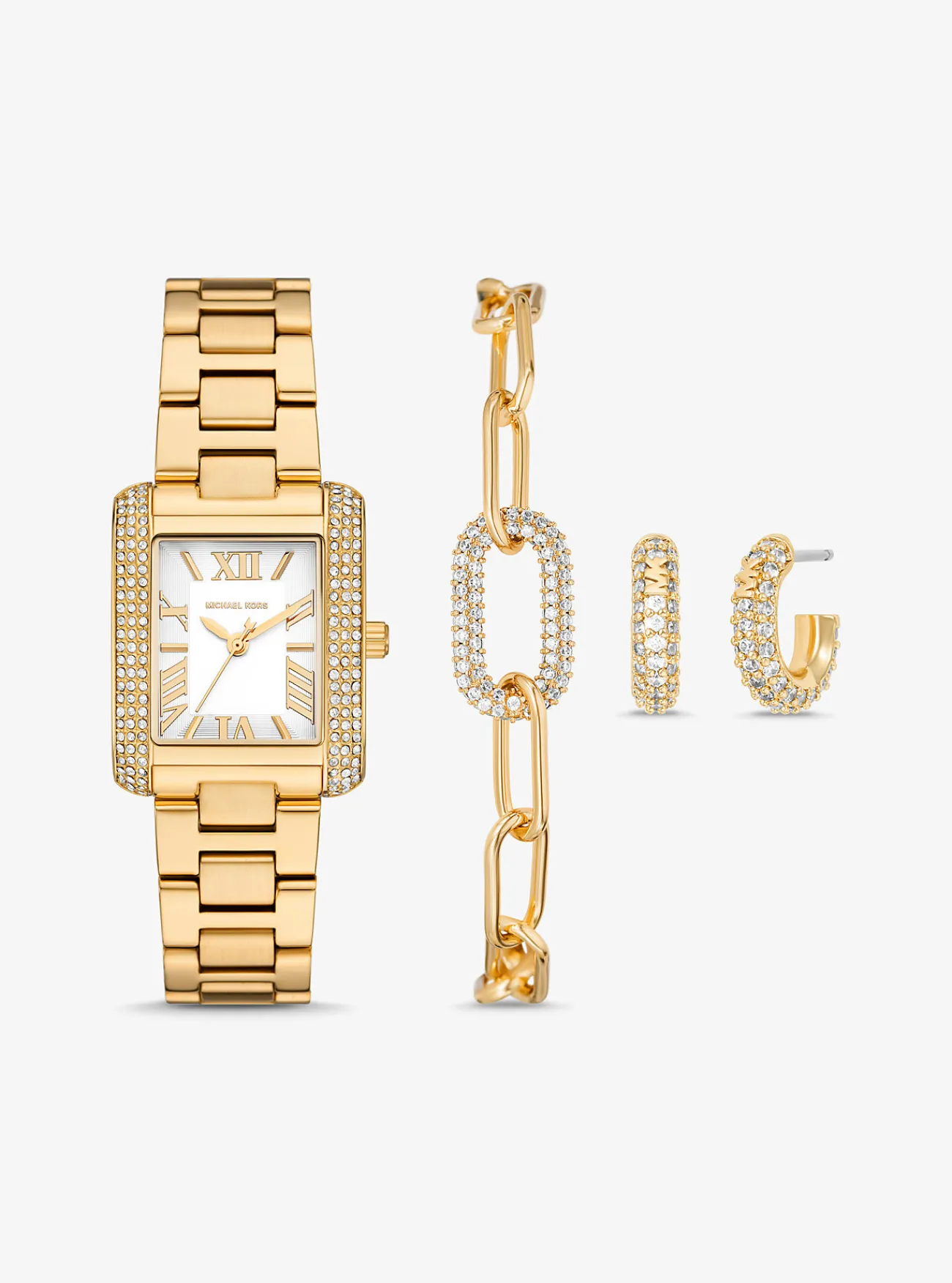 Michael Kors Sieradencadeauset met petite kleurig horloge Emery GOUD Best