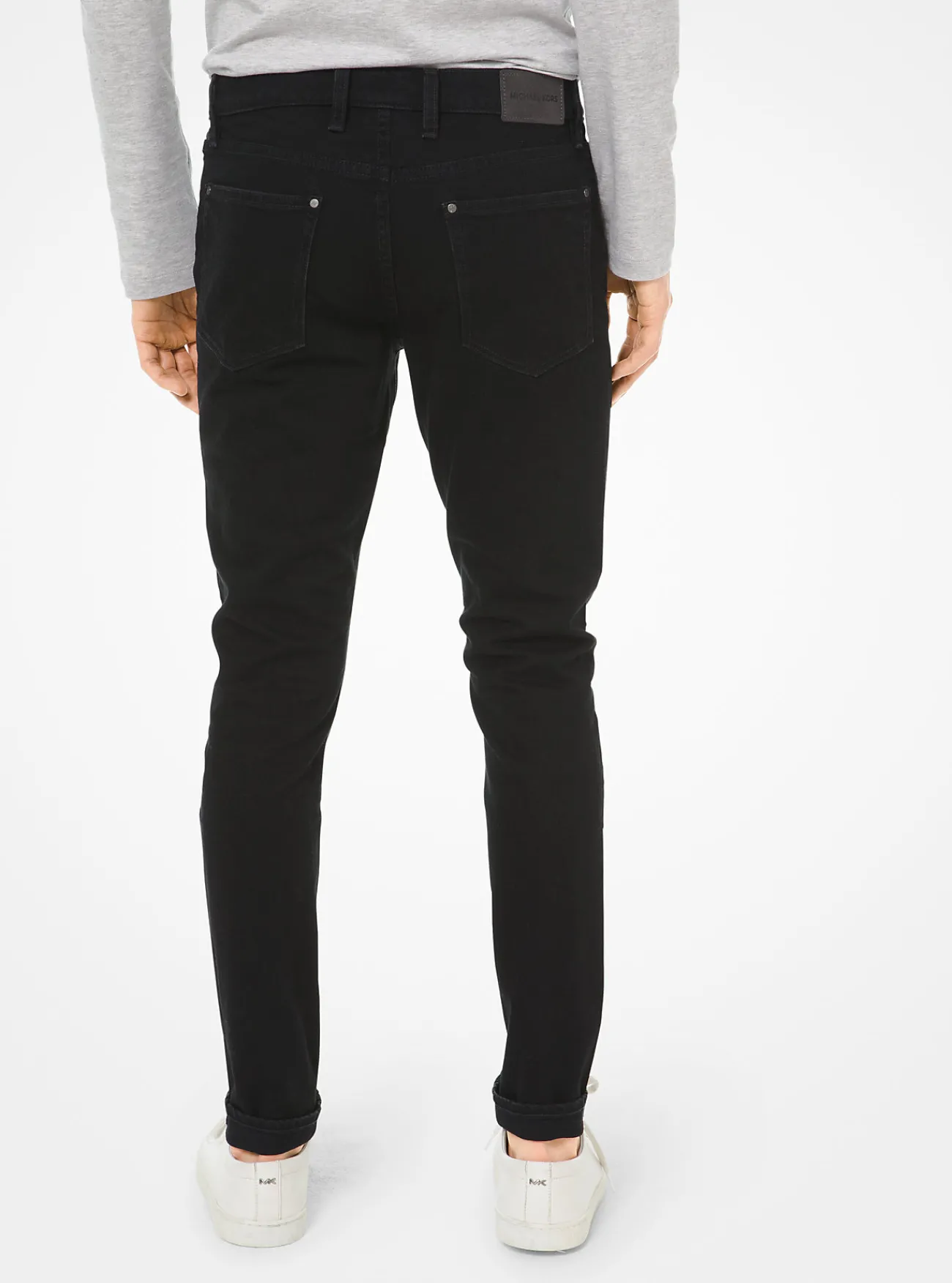 Michael Kors Skinny jeans van stretchkatoen ZWART New