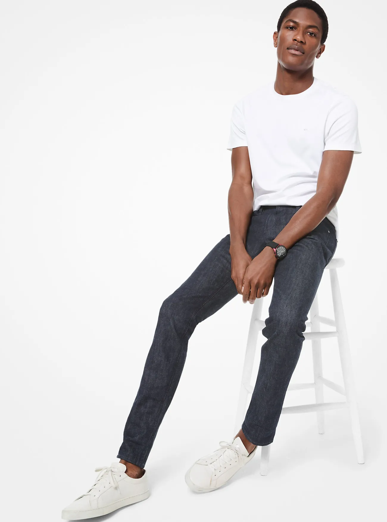 Michael Kors Slimfit jeans Parker van stretchkatoen SPOELING Sale