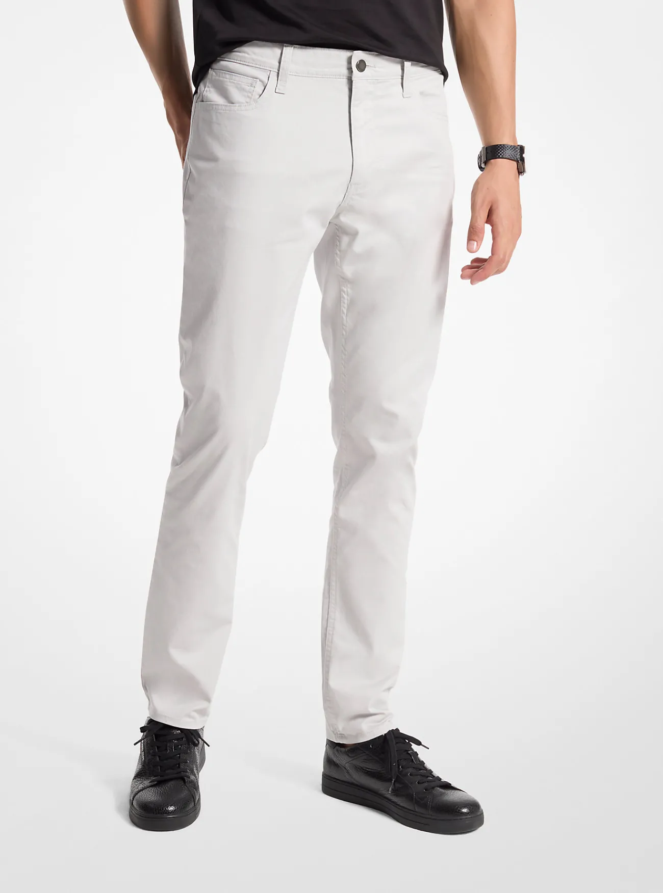 Michael Kors Slimfit jeans Parker van stretchdenim ALUMINIUM Hot