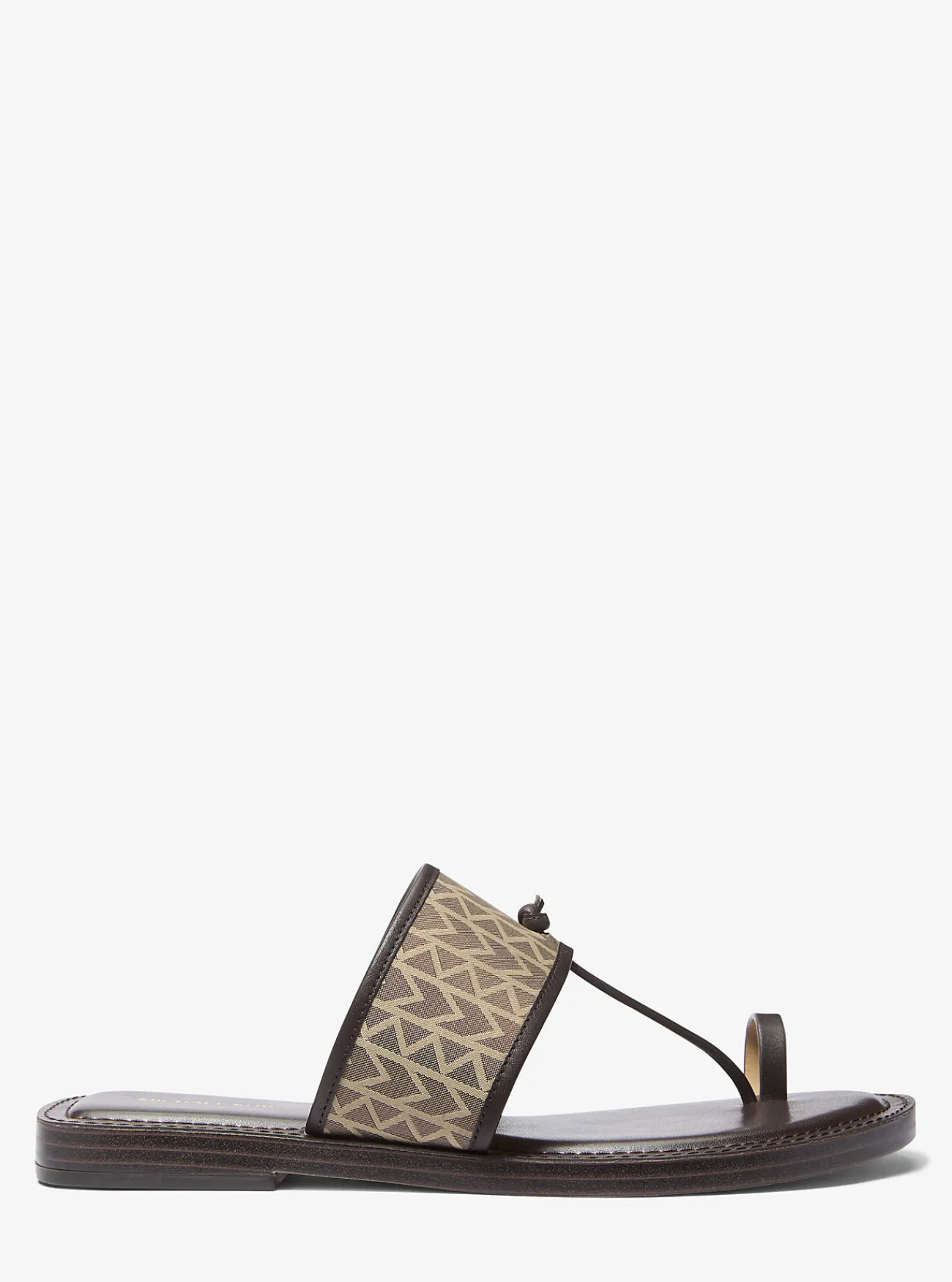 Michael Kors Slipper Ashtin van MK2000-jacquard met logo NATUREL Discount