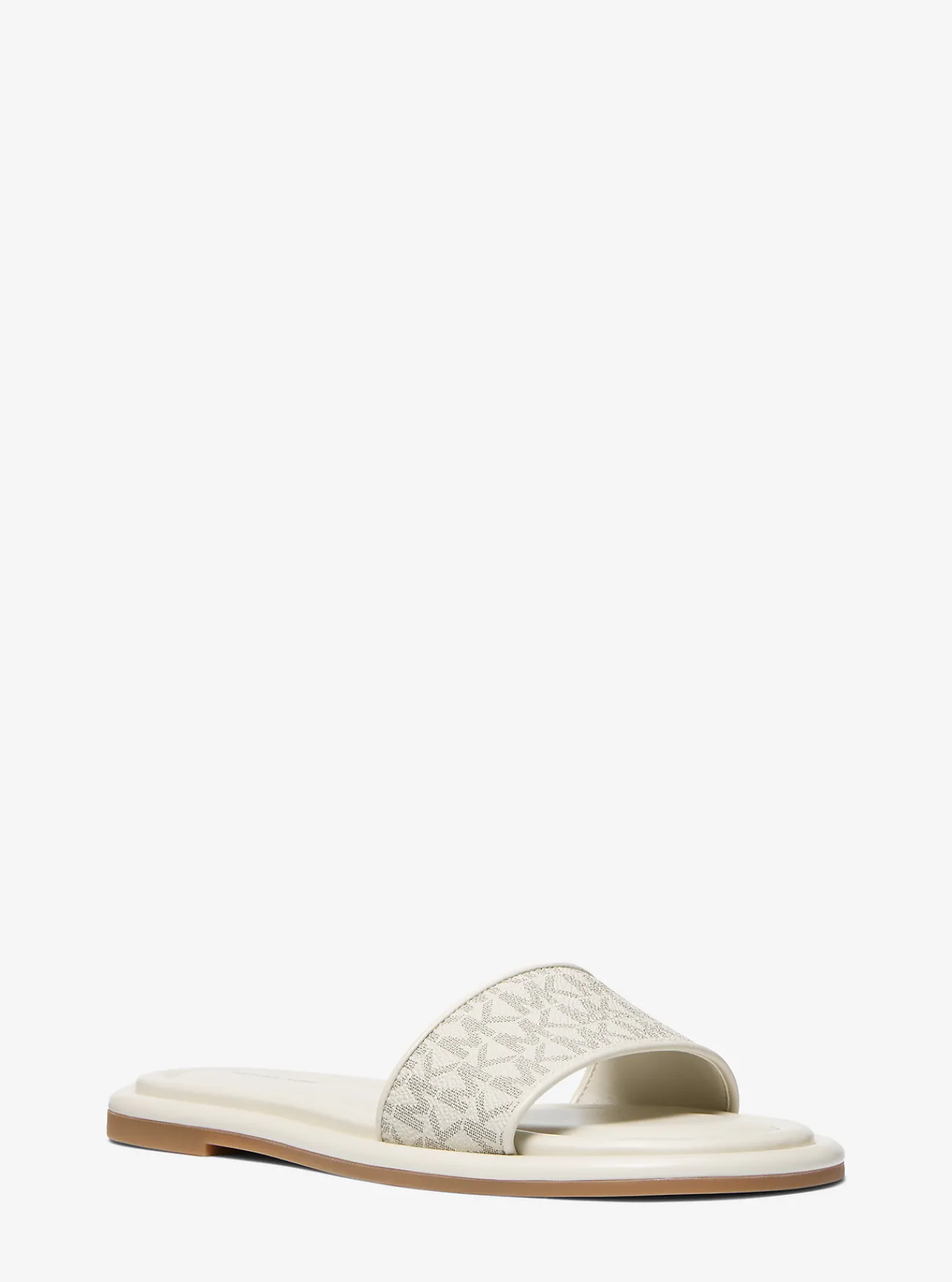 Michael Kors Slipper Dana met kenmerkend logo VANILLE Clearance