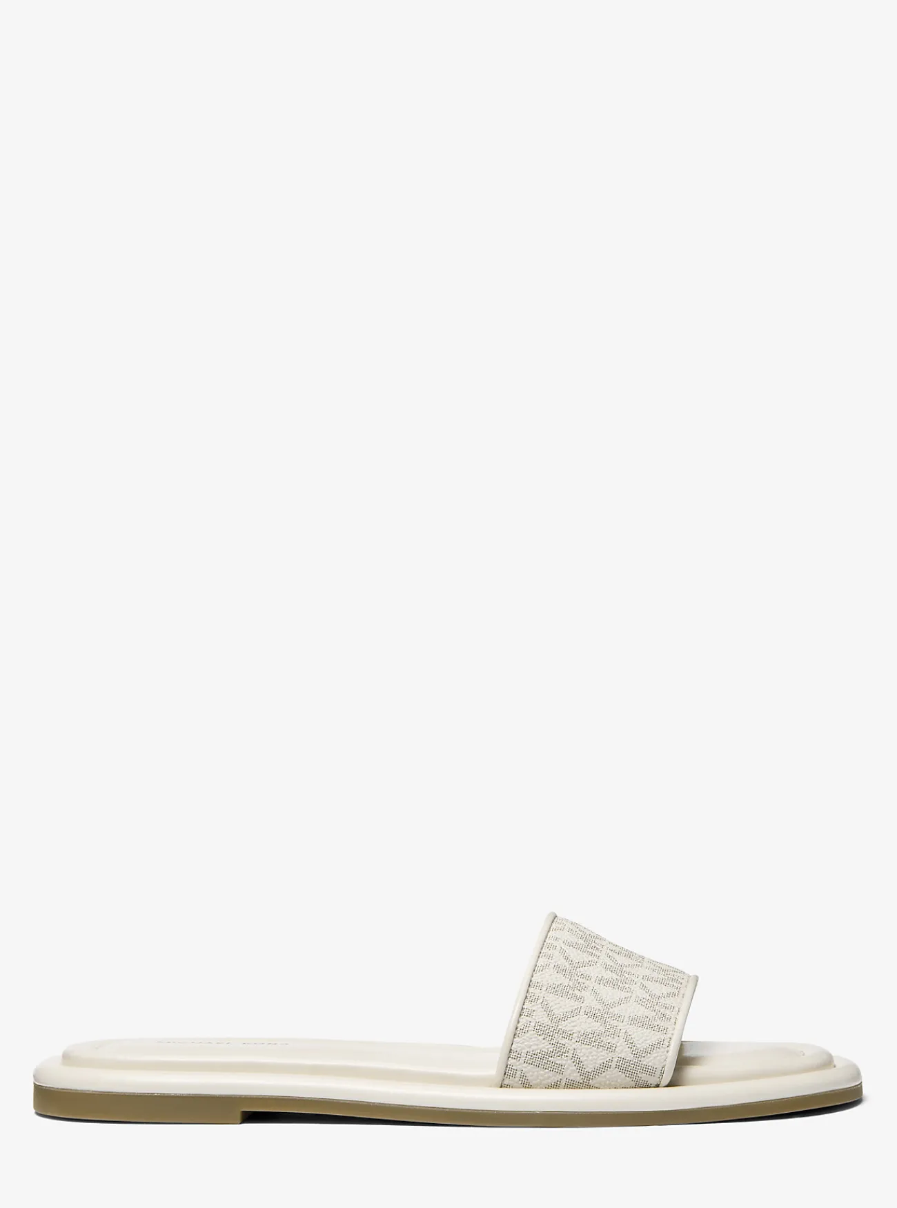 Michael Kors Slipper Dana met kenmerkend logo VANILLE Clearance