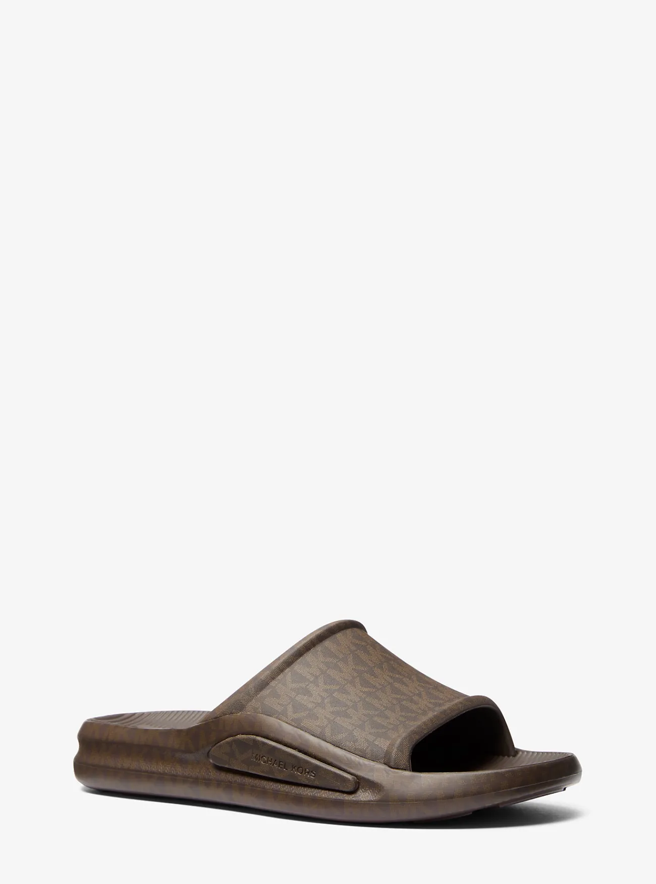 Michael Kors Slipper Griffin met kenmerkend logo BRUINMULTI Best