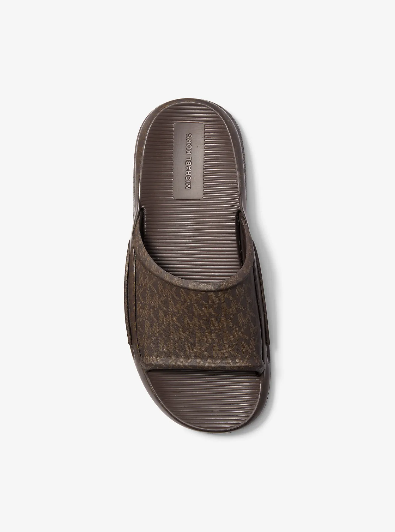 Michael Kors Slipper Griffin met kenmerkend logo BRUINMULTI Best