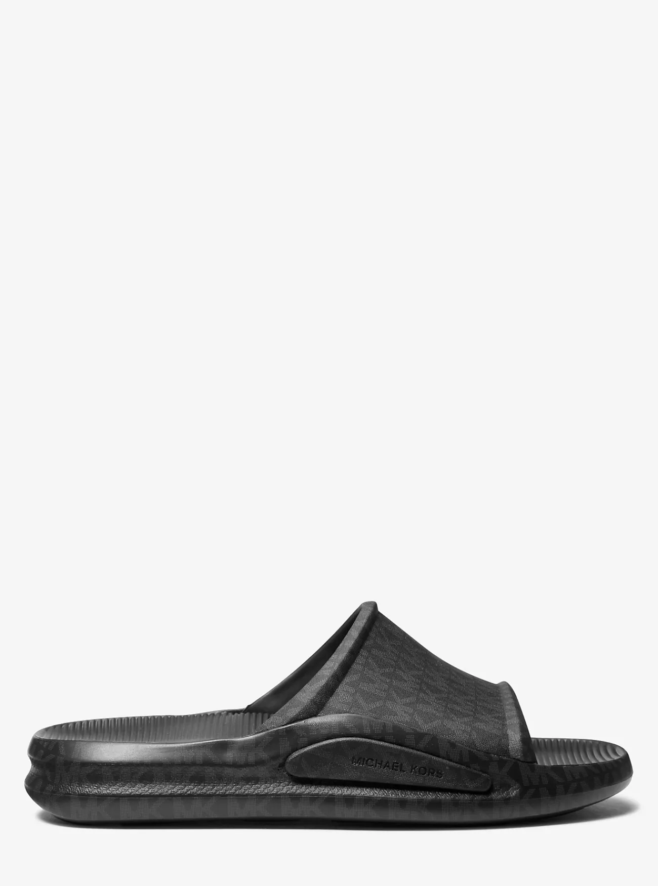 Michael Kors Slipper Griffin met kenmerkend logo ZWARTCOMBO Sale