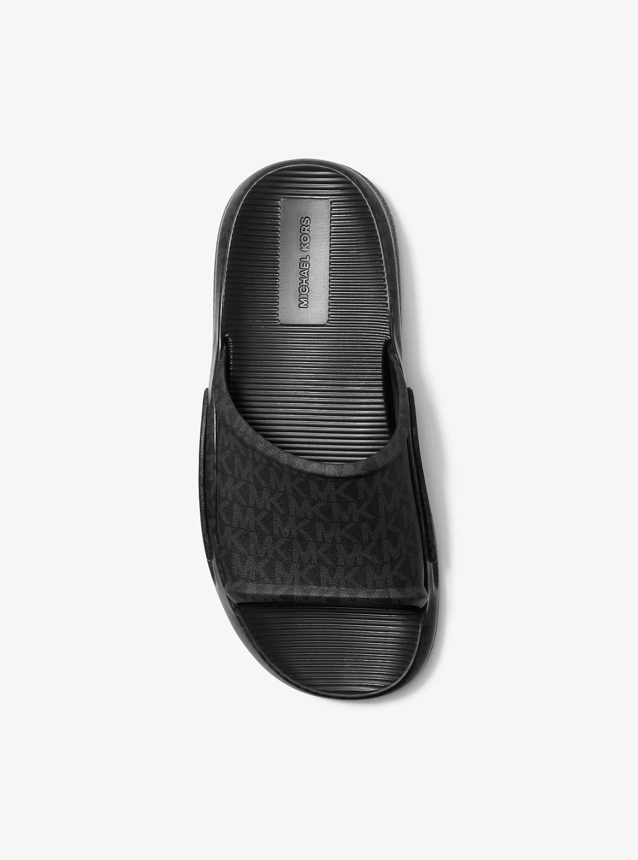 Michael Kors Slipper Griffin met kenmerkend logo ZWARTCOMBO Sale