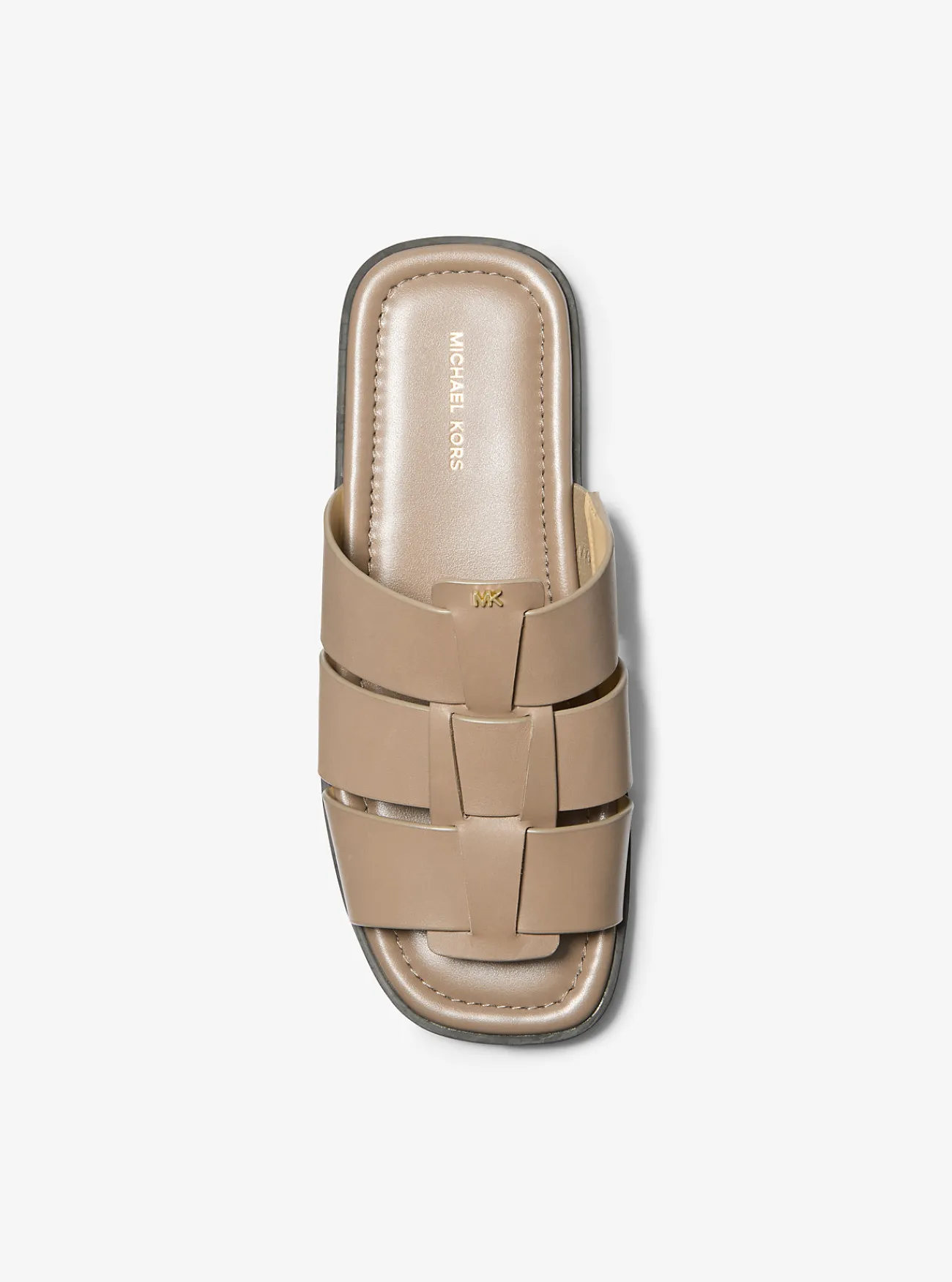 Michael Kors Slipper Indy van leer BERK New