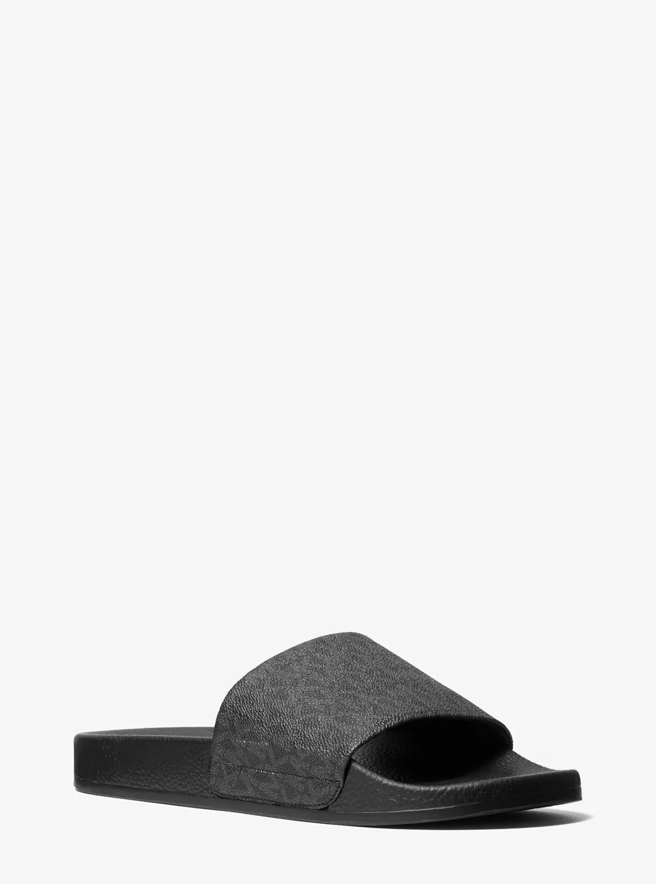 Michael Kors Slipper Jake met logo ZWART Outlet
