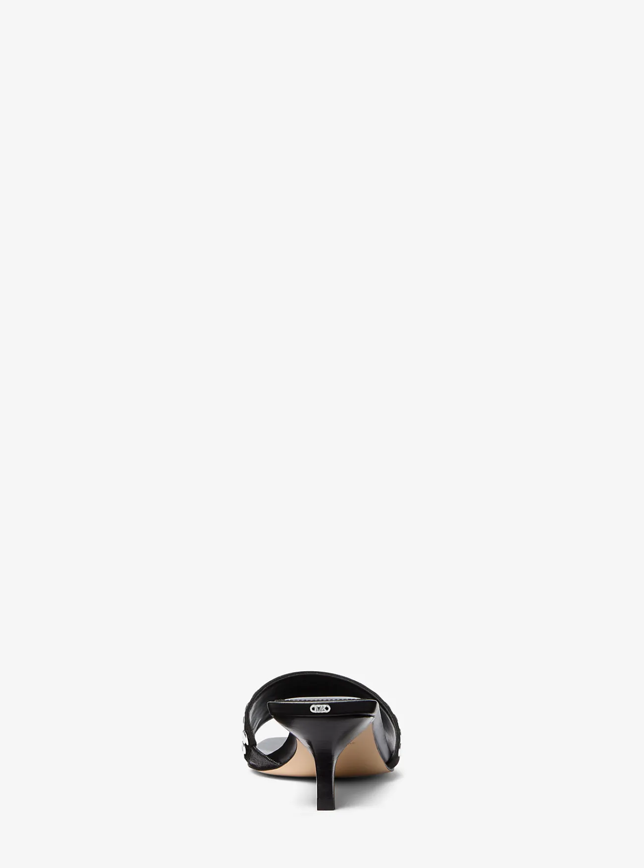 Michael Kors Slipper Merriam met studs en hakje ZWART Hot