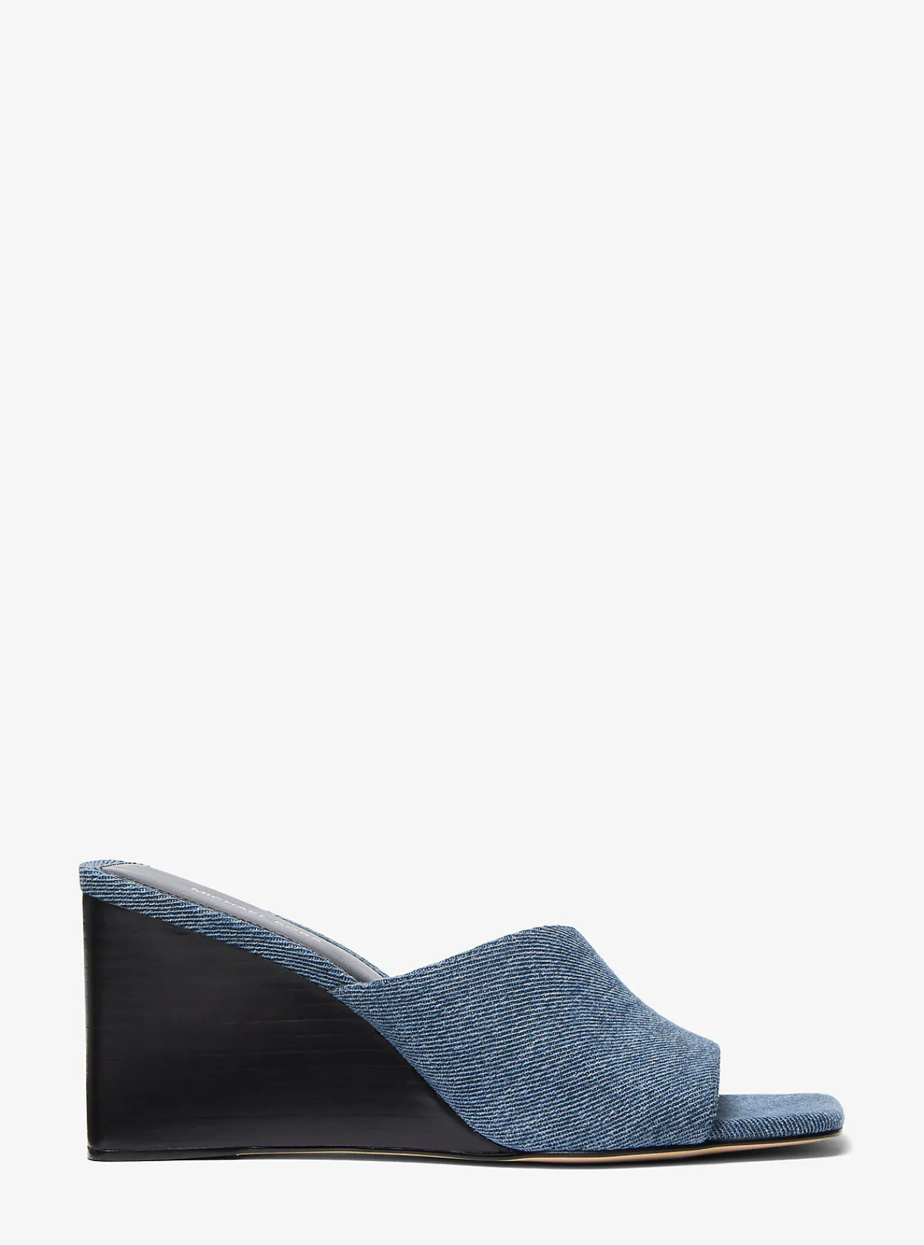 Michael Kors Slipper Merriam van denim met sleehak UNIONMETWASSING New