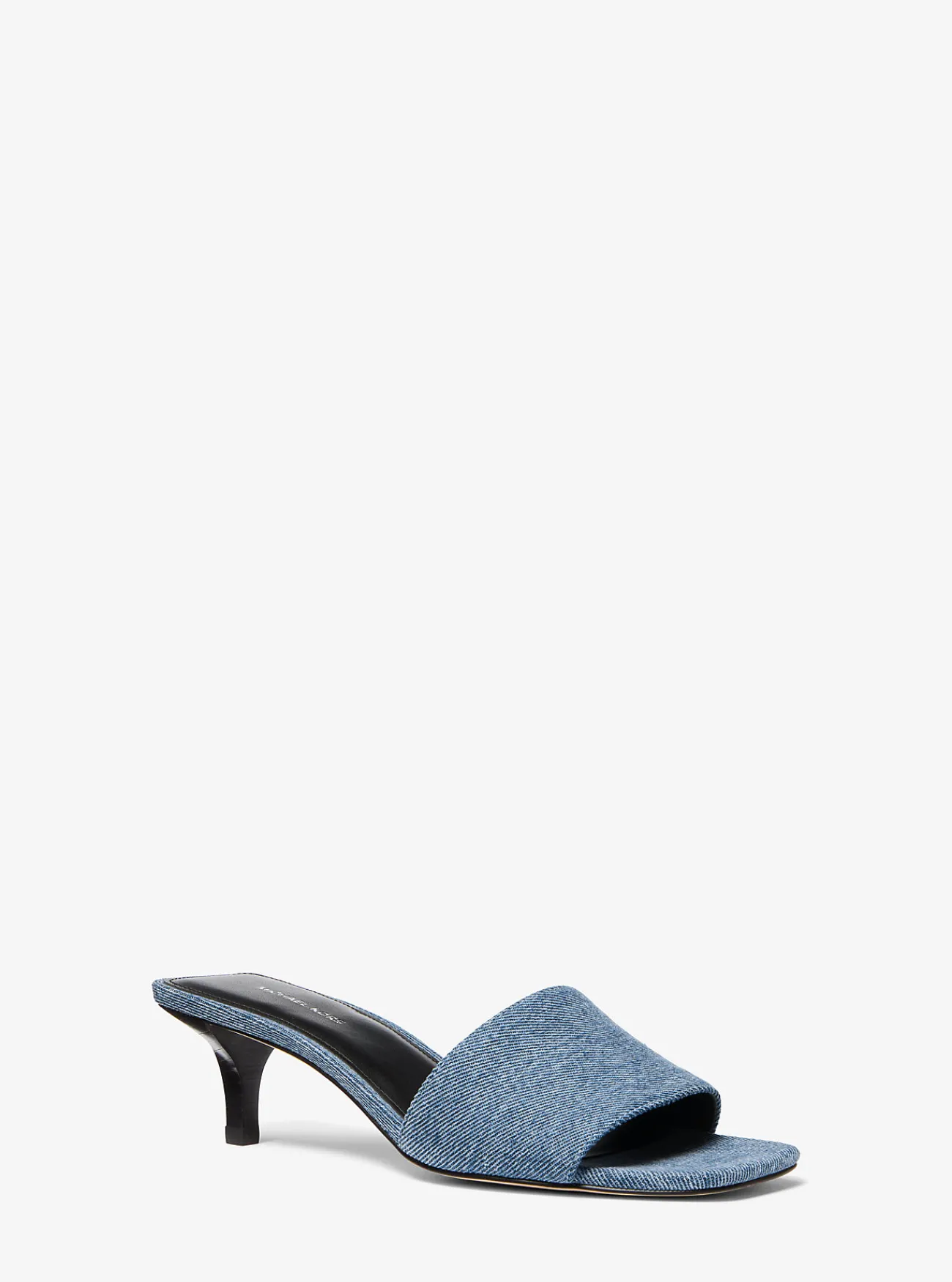 Michael Kors Slipper Merriam van denim met hakje UNIONMETWASSING Hot