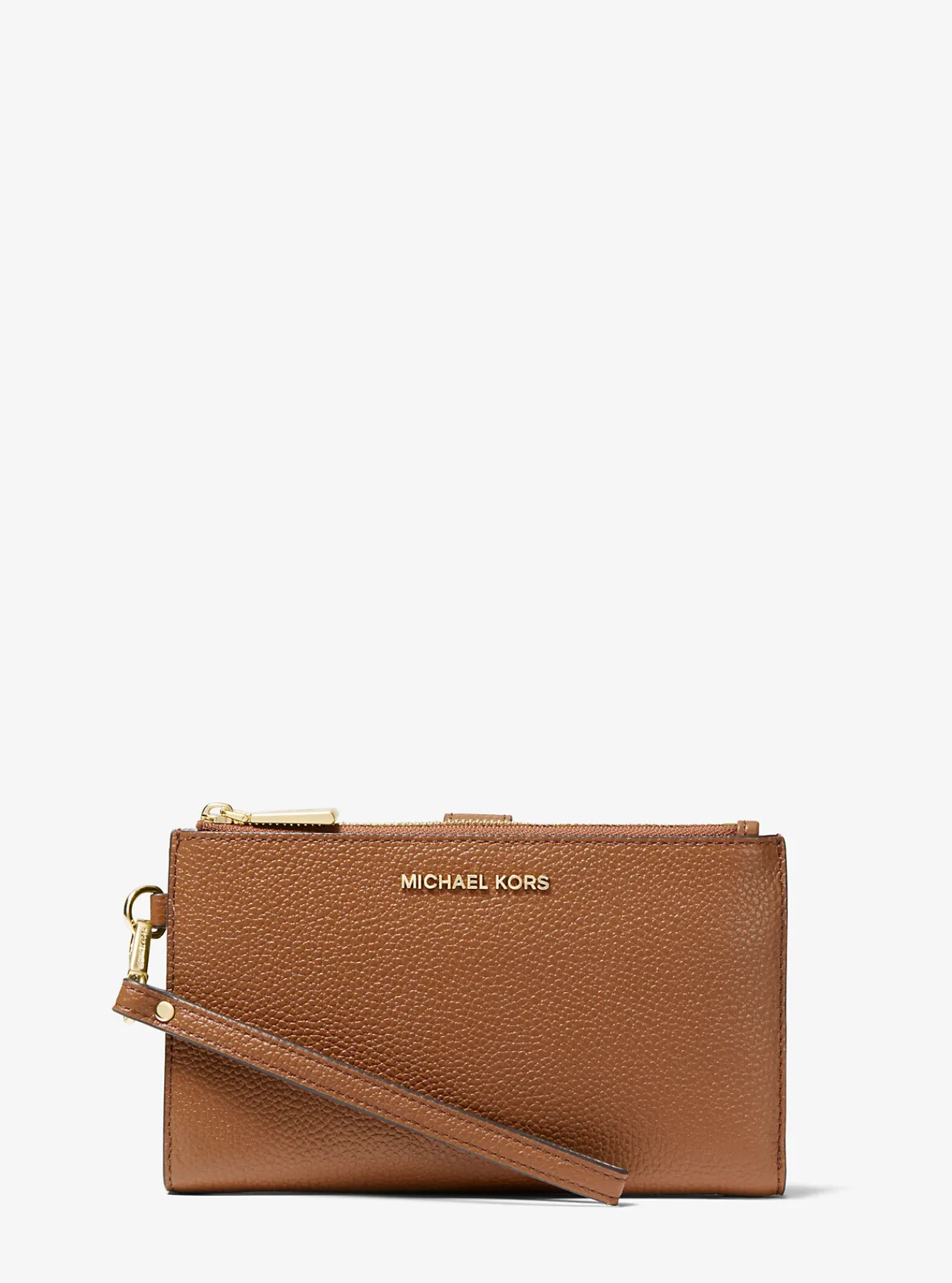 Michael Kors Smartphoneportefeuille Adele van getrommeld leer LUGGAGE Best
