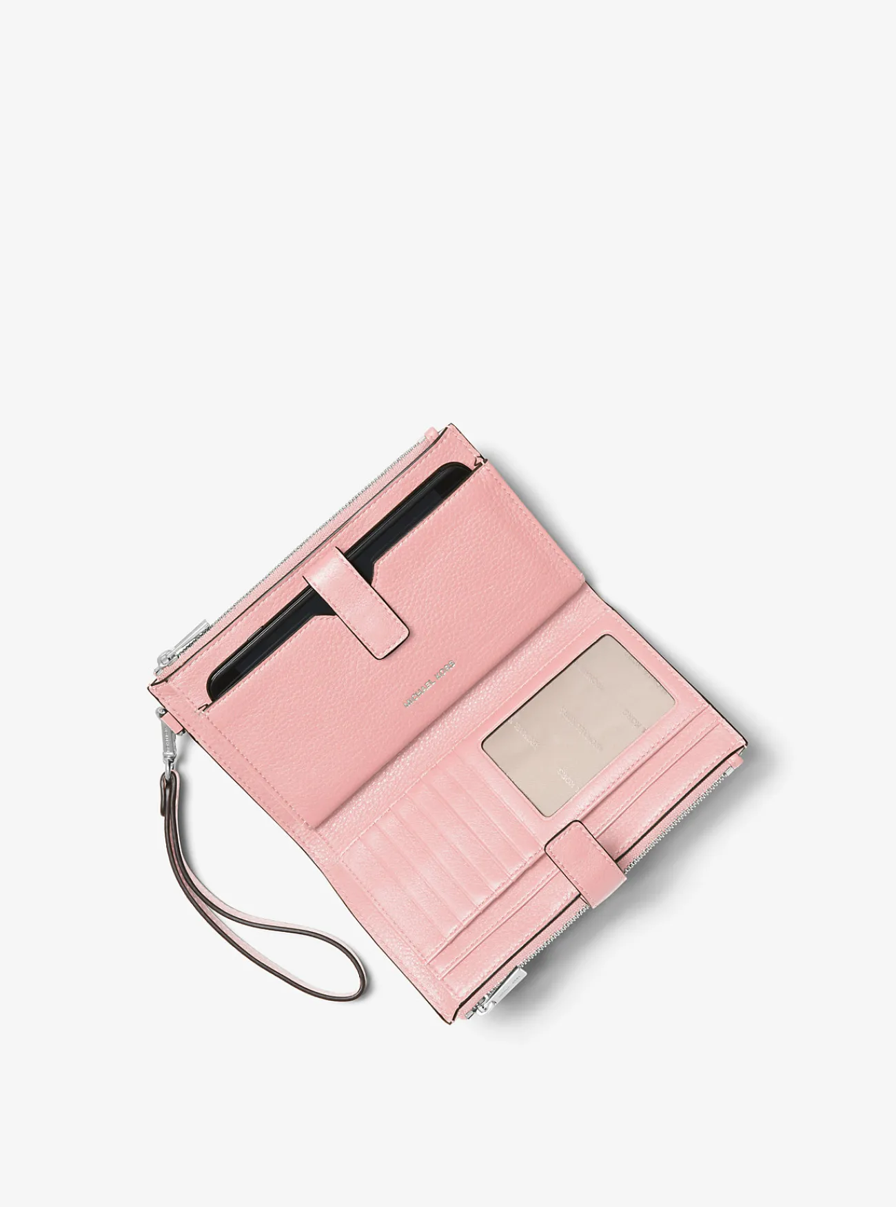 Michael Kors Smartphoneportefeuille Adele van leer ZACHTROZE Sale