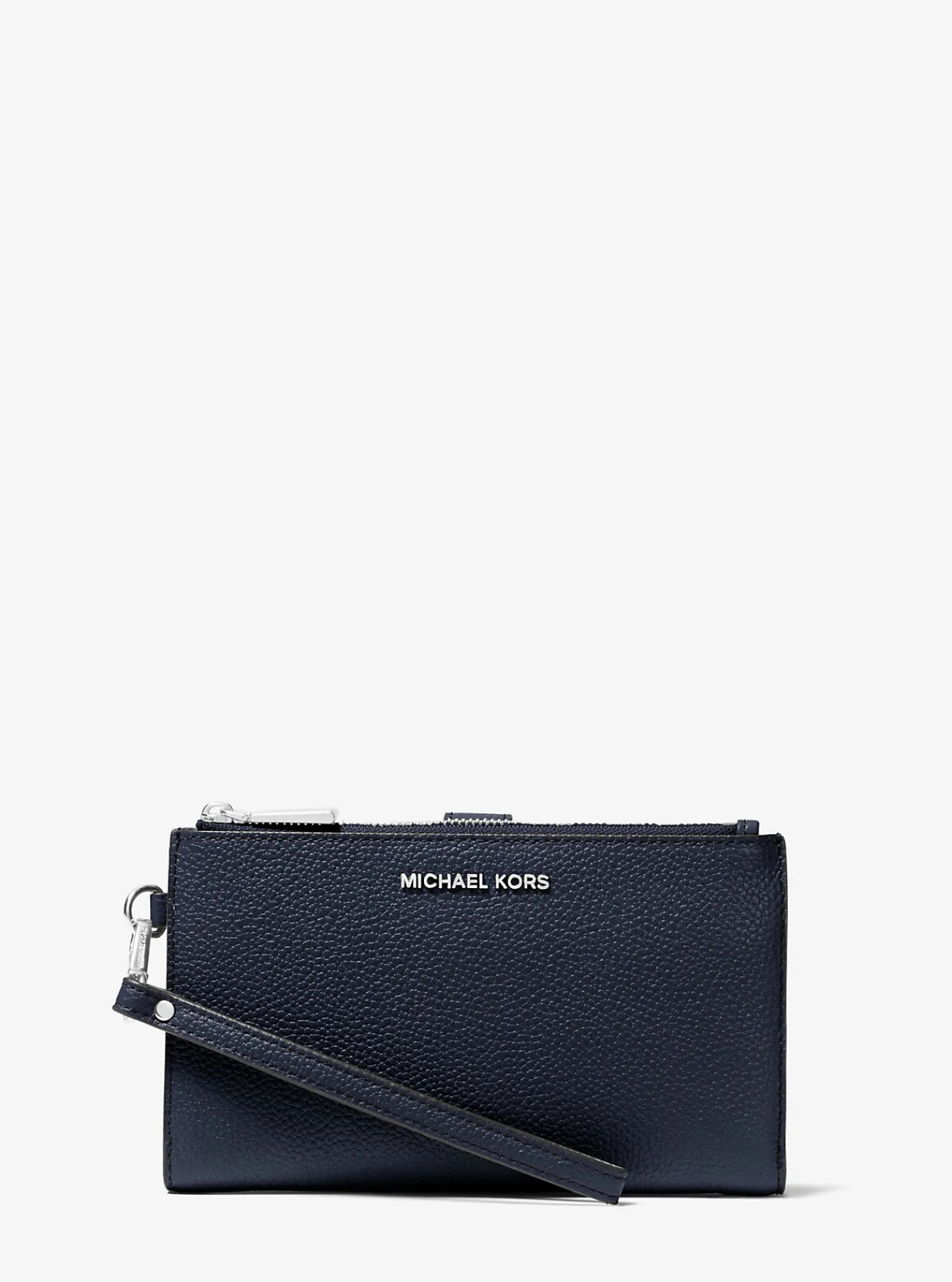 Michael Kors Smartphoneportefeuille Adele van leer MARINEBLAUW Outlet