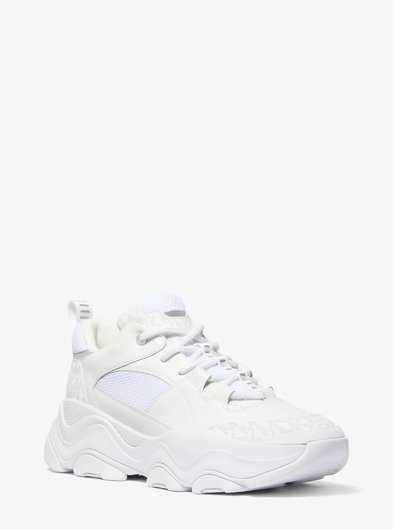 Michael Kors Sneaker Atlas van gemengd materiaal HELDERWIT Best