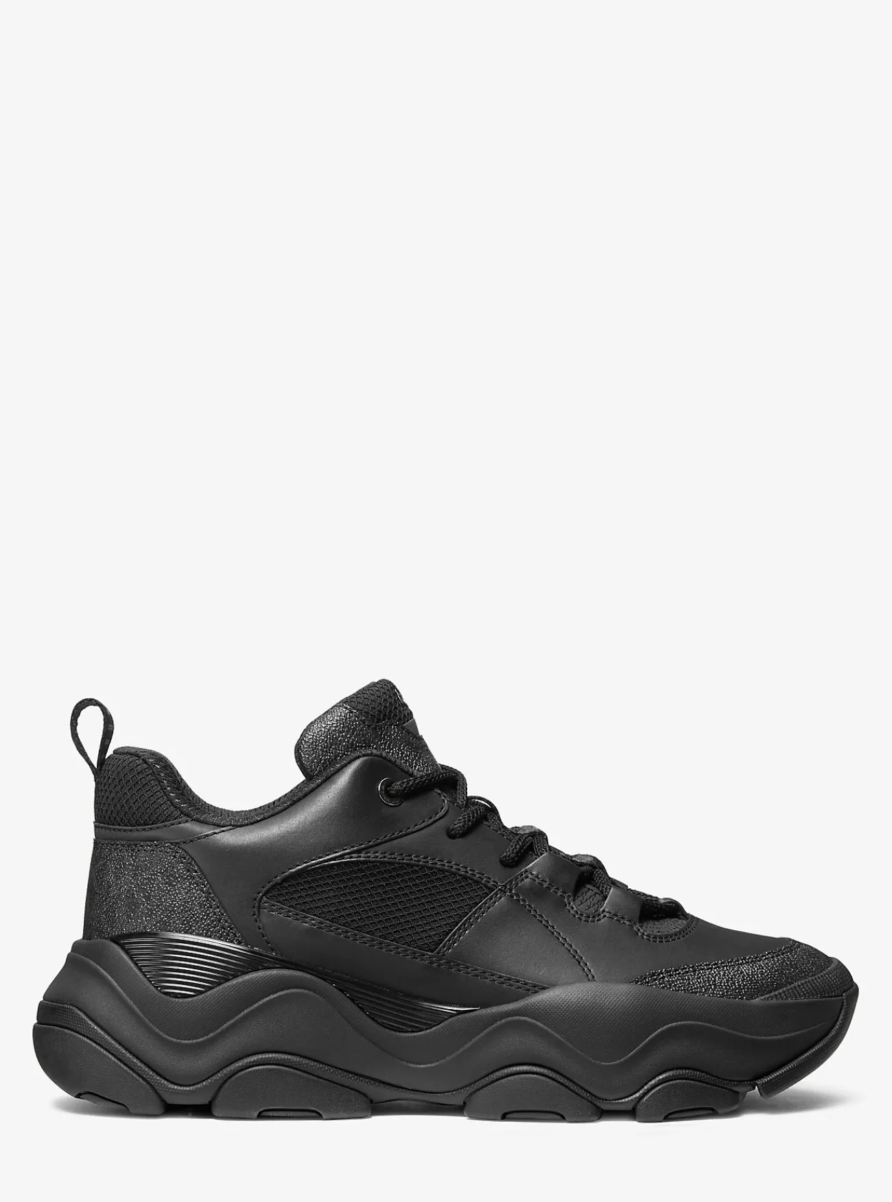 Michael Kors Sneaker Atlas van gemengd materiaal ZWART Fashion