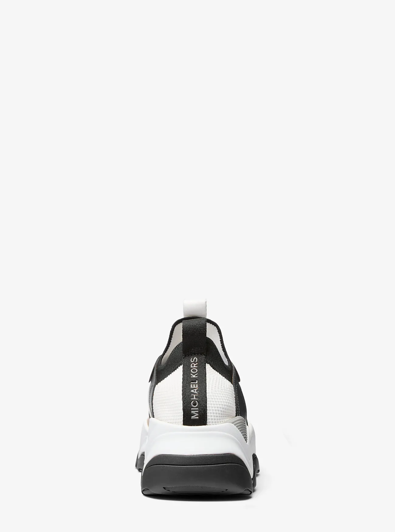 Michael Kors Sneaker Atlas van stretchbreisel en leer ZWARTCOMBO Fashion