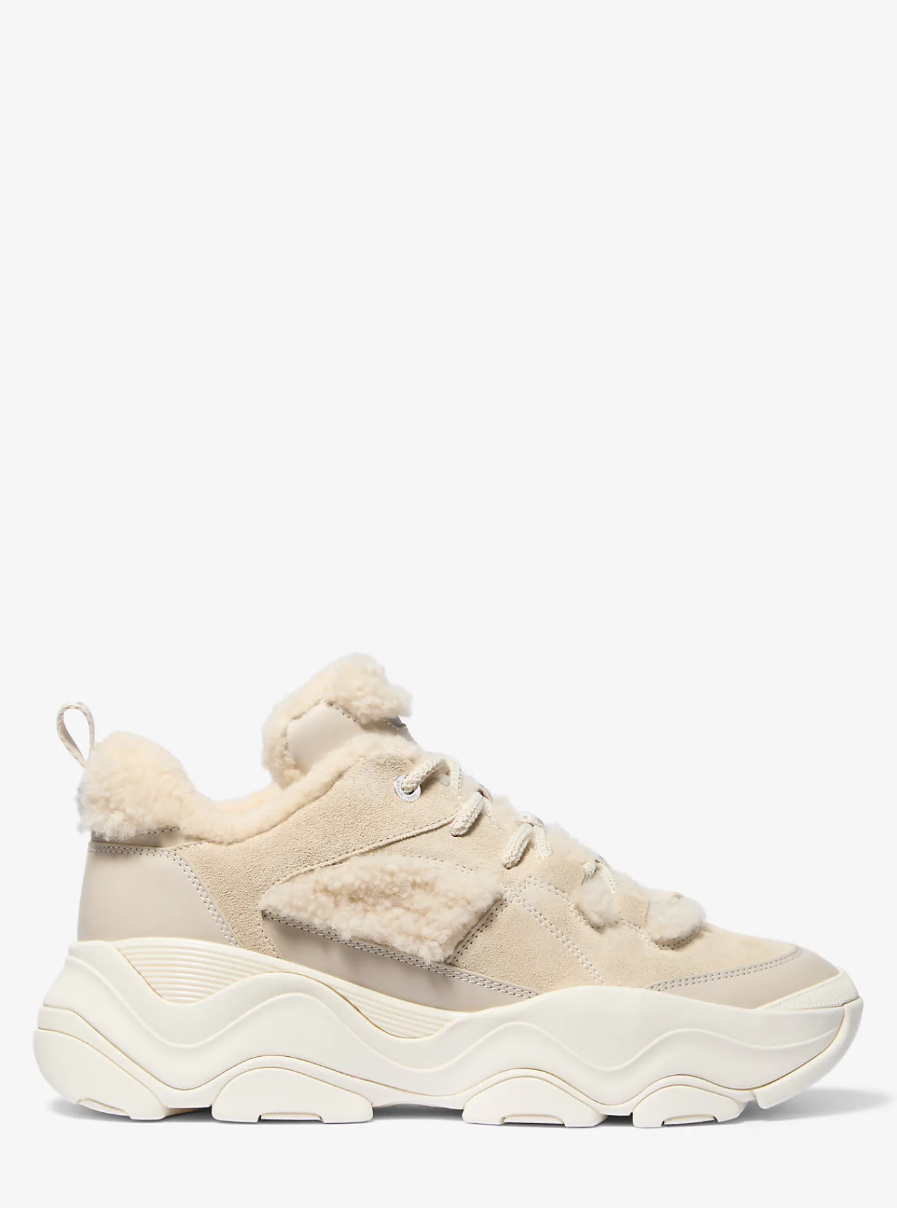 Michael Kors Sneaker Atlas van su&egrave;de en schapenwol BOT Clearance