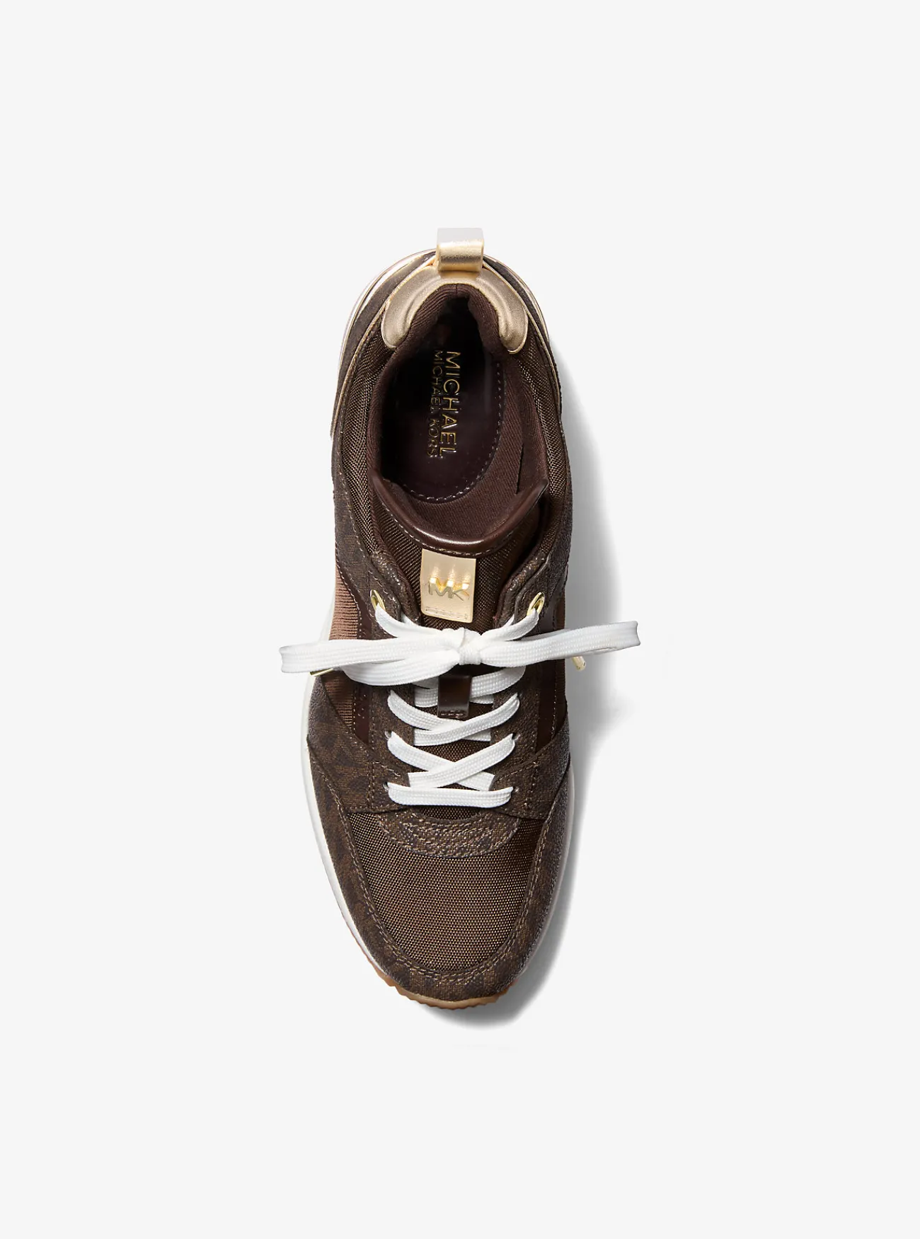 Michael Kors Sneaker Georgie met kenmerkend logo BRUIN Fashion