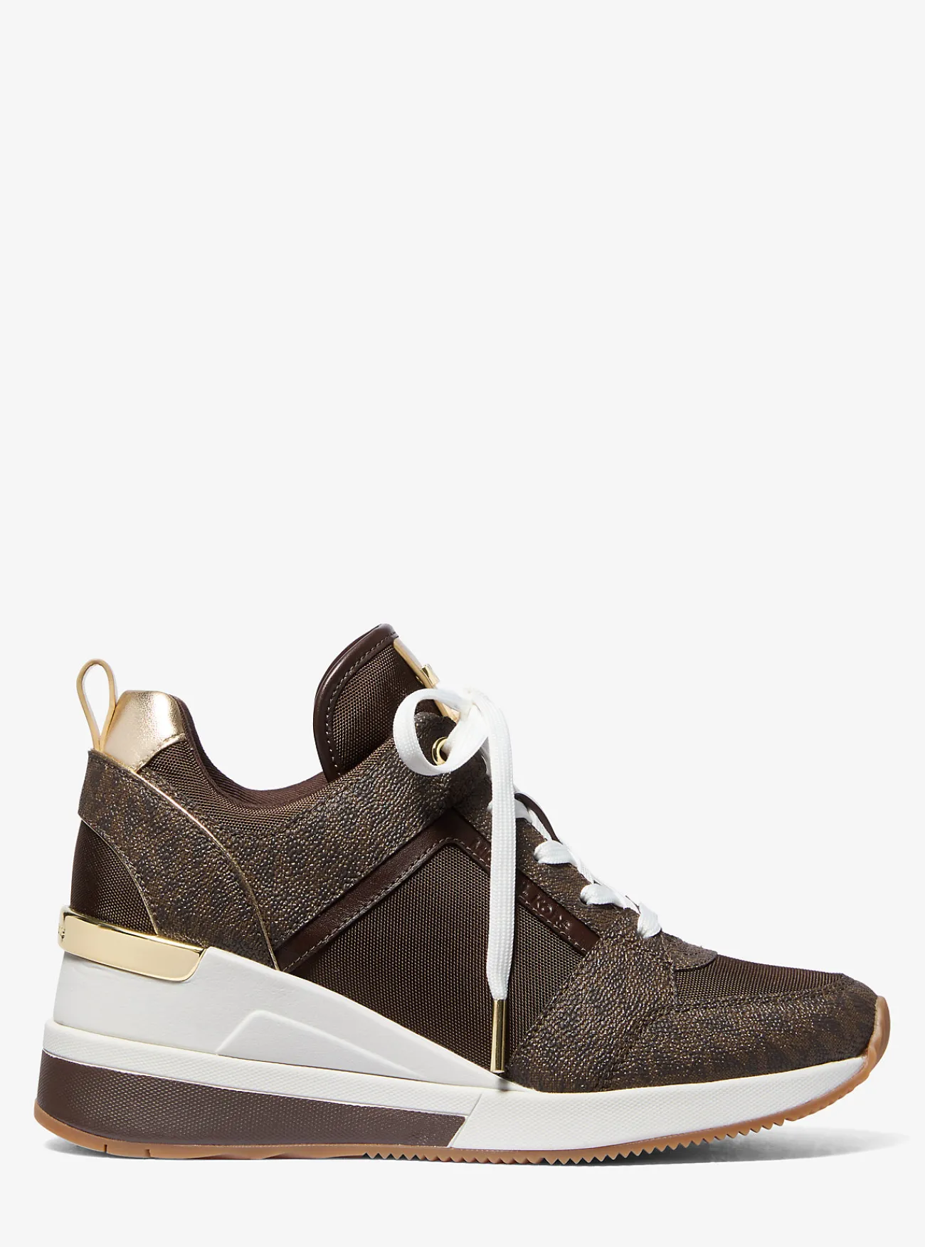 Michael Kors Sneaker Georgie met kenmerkend logo BRUIN Fashion